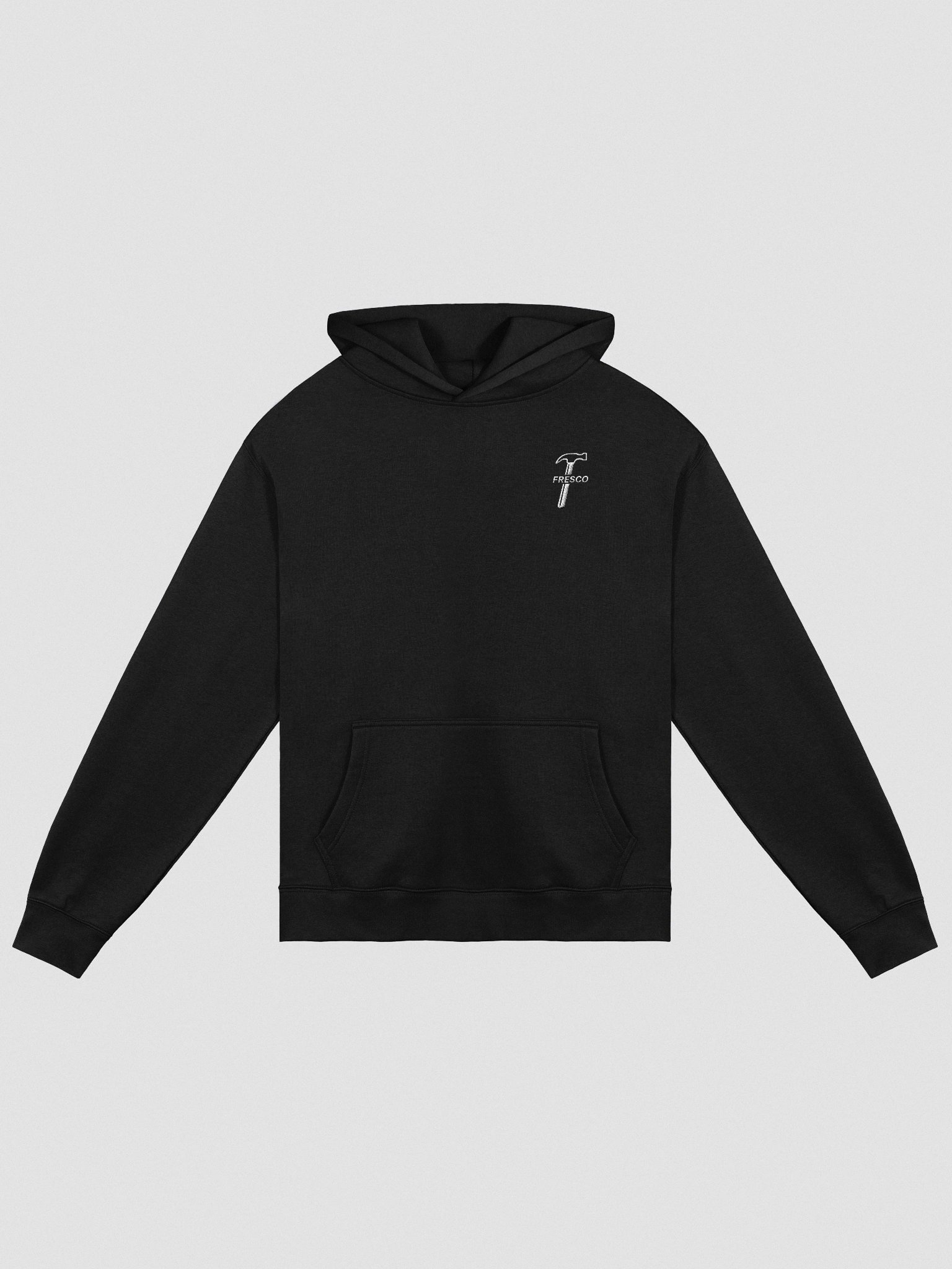 Fresco embroidered logo hoodie product image (1)