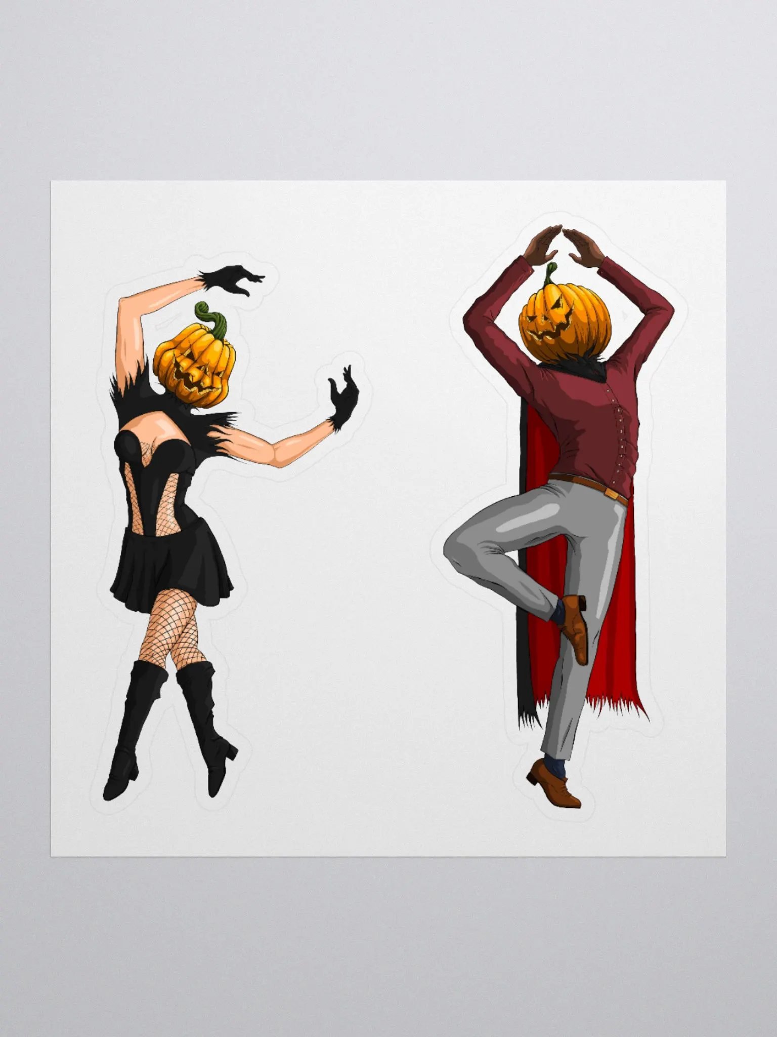 Pumpkin Village People Stickers CA product image (1)