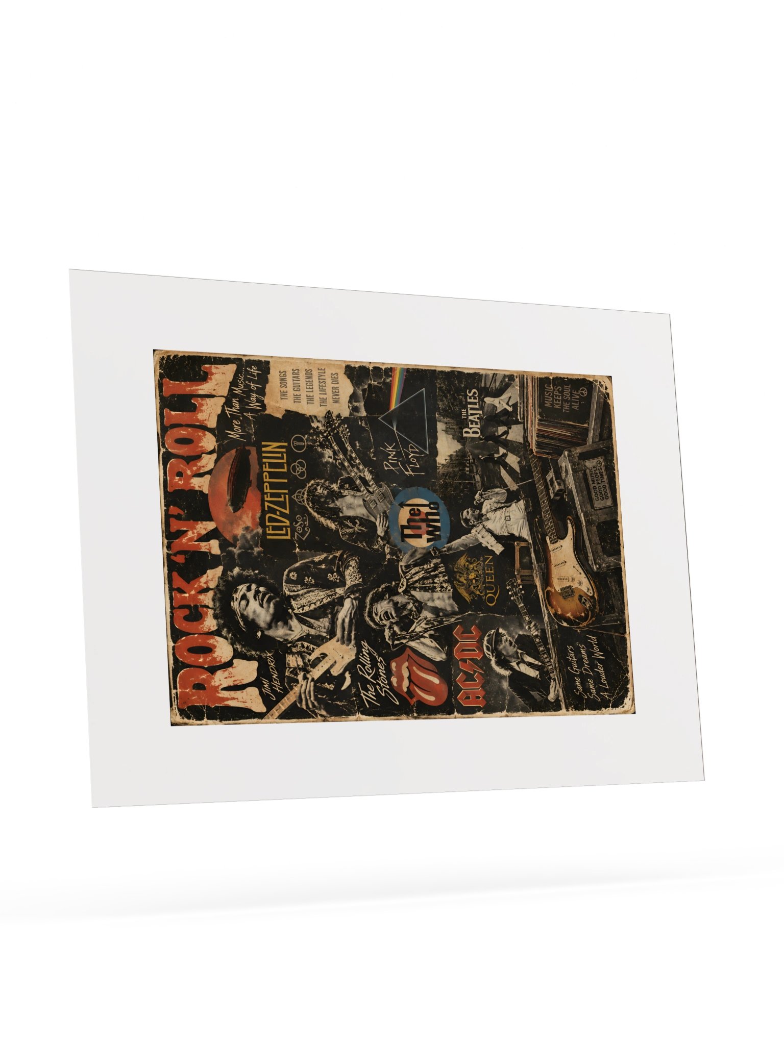 ROCK ’N’ ROLL FOREVER — Legends of the GOLDEN Era | Vintage Music Art Print 💎 product image (17)