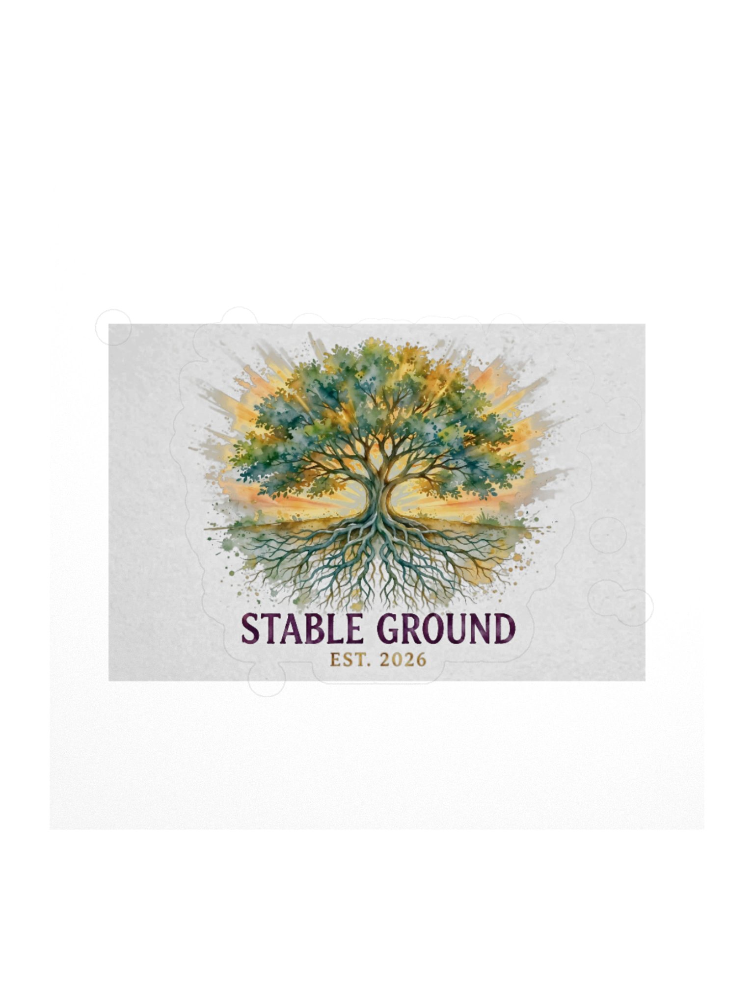 Stable Ground Logo Sticker product image (1)