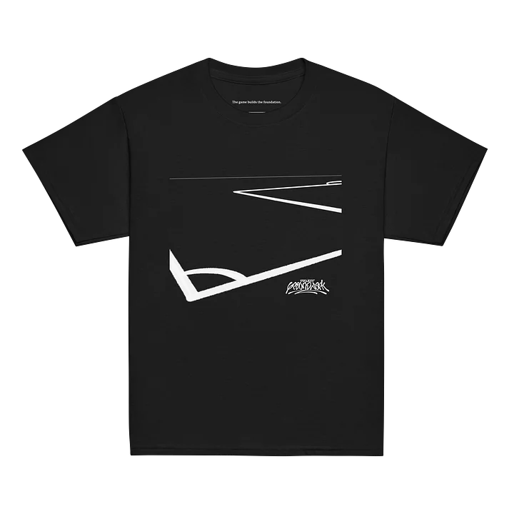 Soccer Lines Youth Classic Black Tee product image (1)