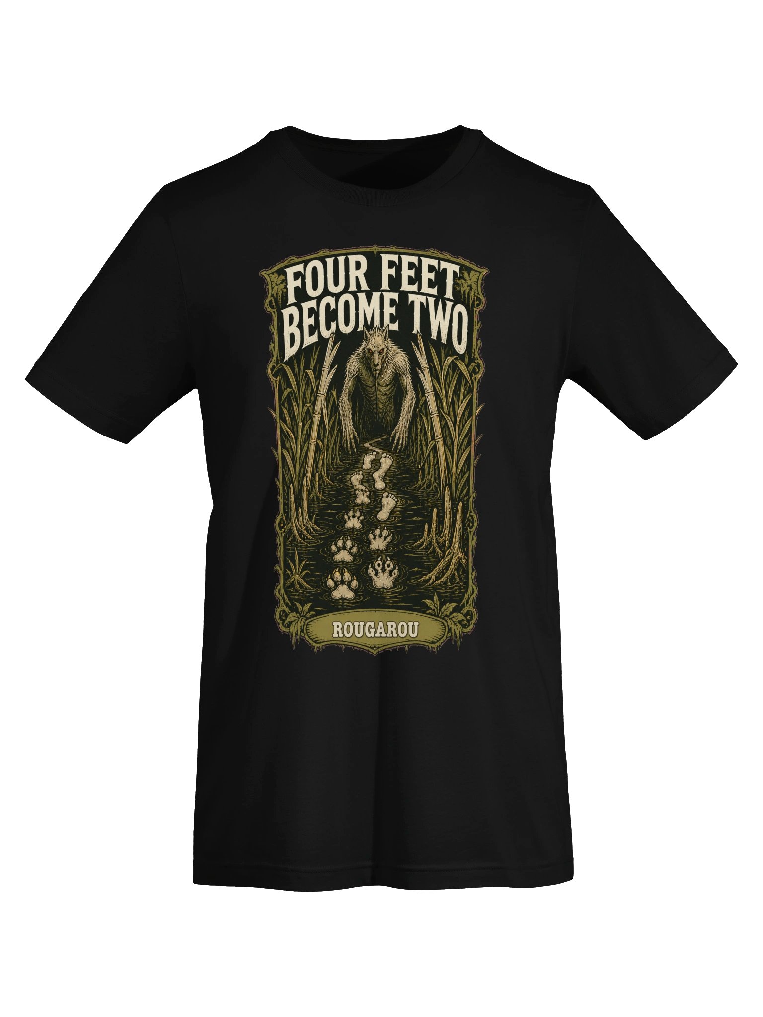 Rougarou — Four Feet Become Two Tee product image (26)