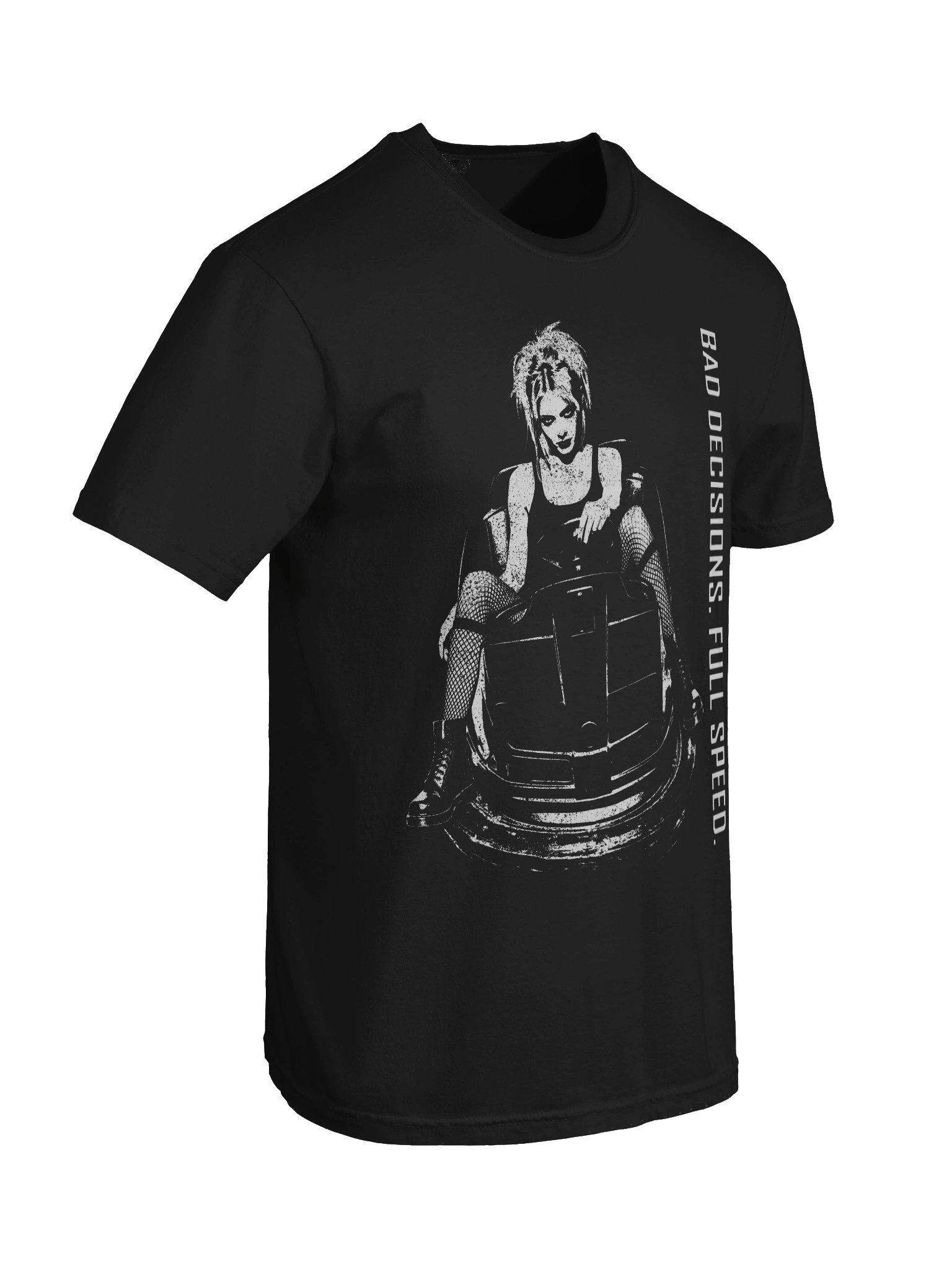 Bad Decisions. Full Speed. Bumper Girl // Heavyweight Vintage Tee product image (6)