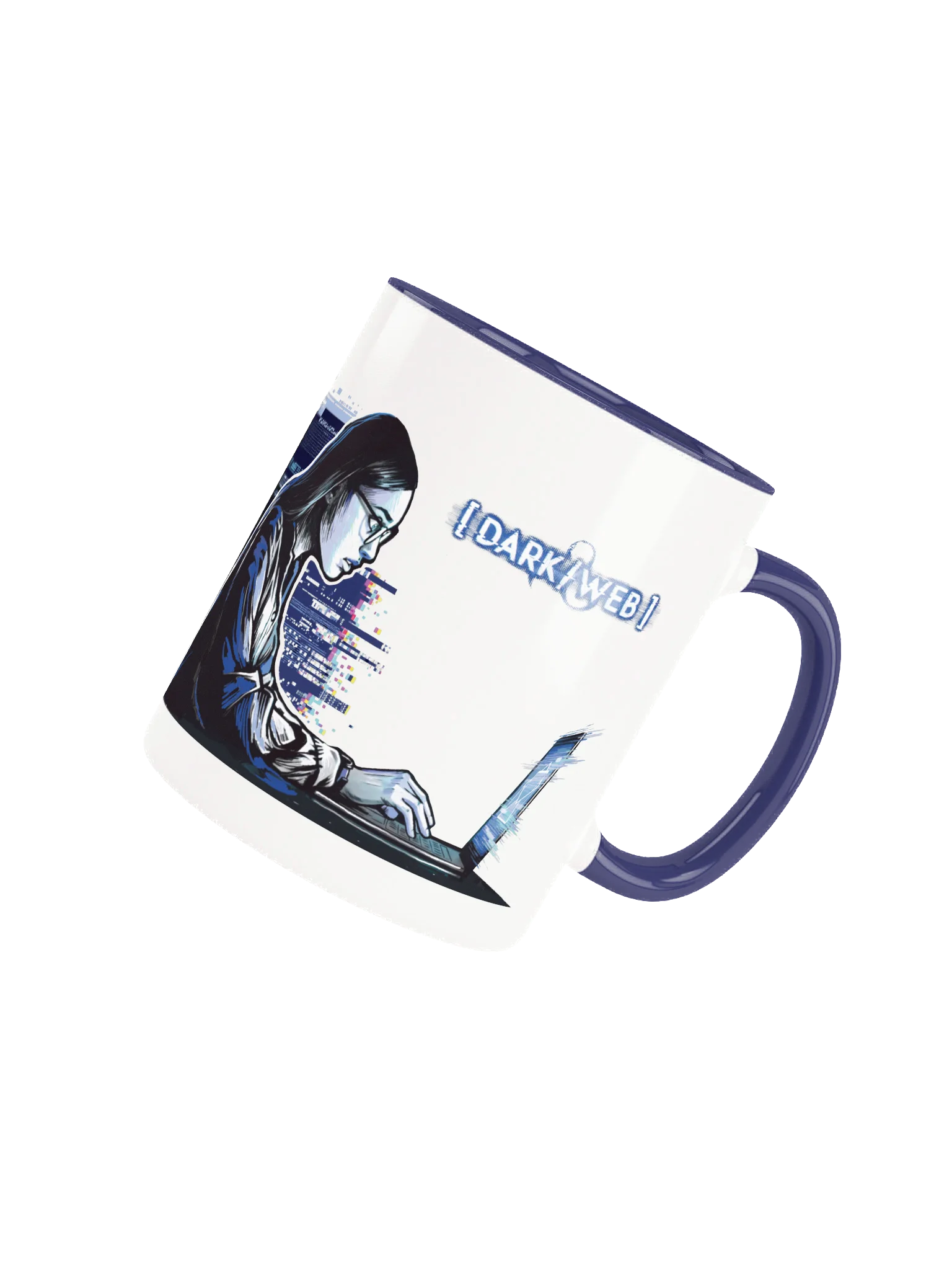 [DARK/WEB]: "EMAIL FROM MOLLY!" Blue Coffee Mug product image (4)