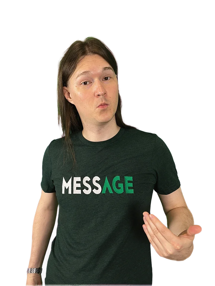 T-mess T-age T-shirt //embroidered triblend fabric\\ worldwide! product image (1)