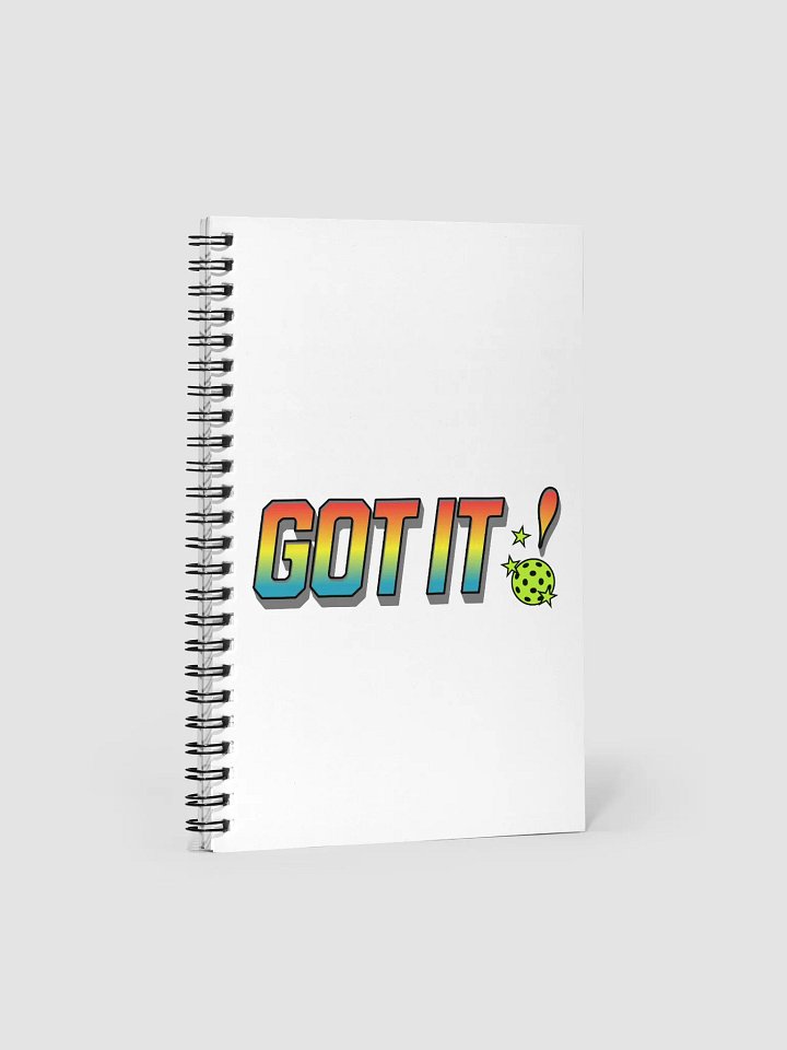 Got It Pickleball Gradient Spiral Notebook product image (2)