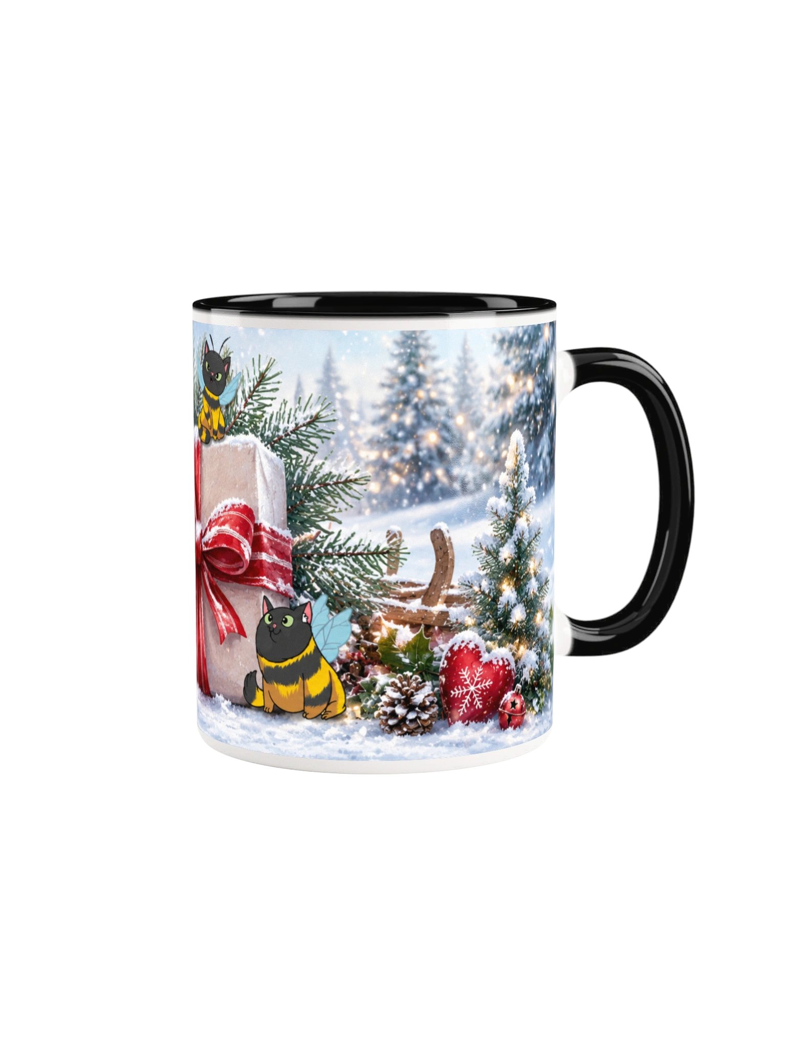 Snowy Christmas Cat Mug product image (5)