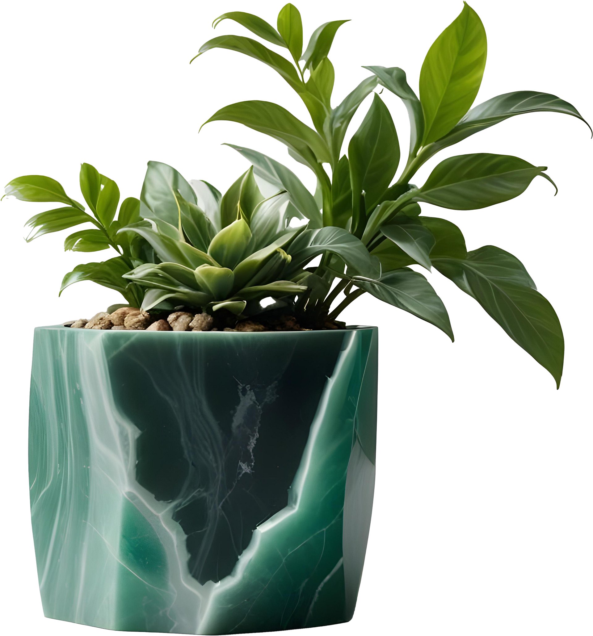 Zen Jade Spa Décor Set – 9 Elegant Pieces + Mystery Gift, PNG product image (10)