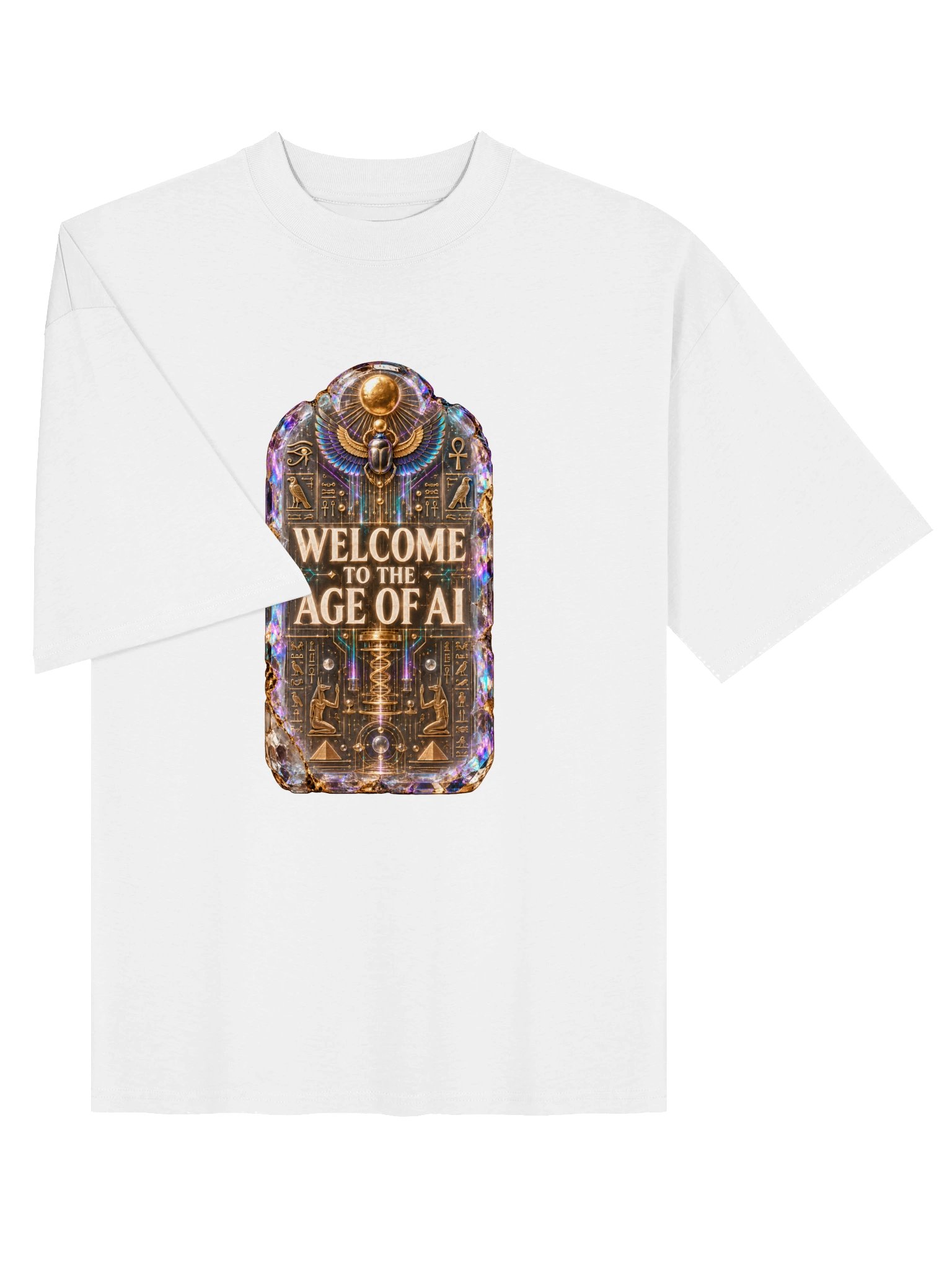DNARNYA — Quantum Cartouche T-Shirt — White product image (3)