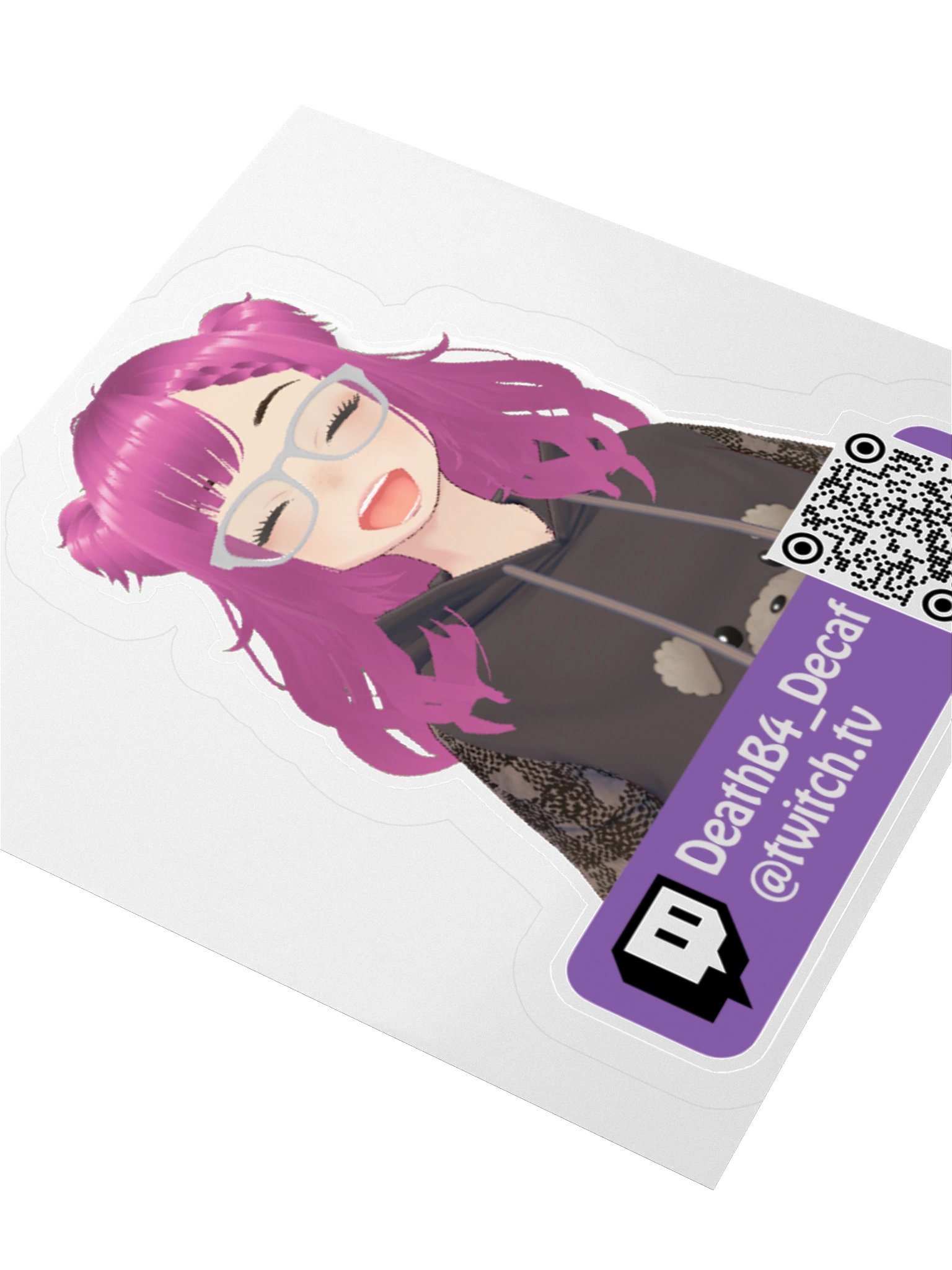 Decaf QR code Sticker product image (5)