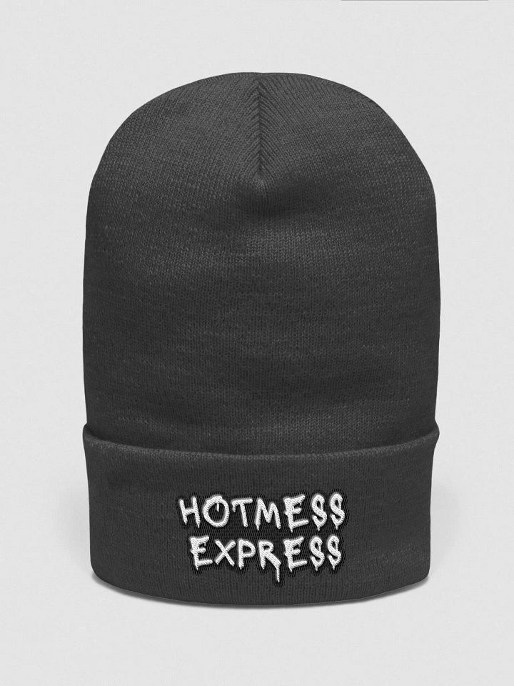 HotMess Express Drip Beanie (White) product image (1)