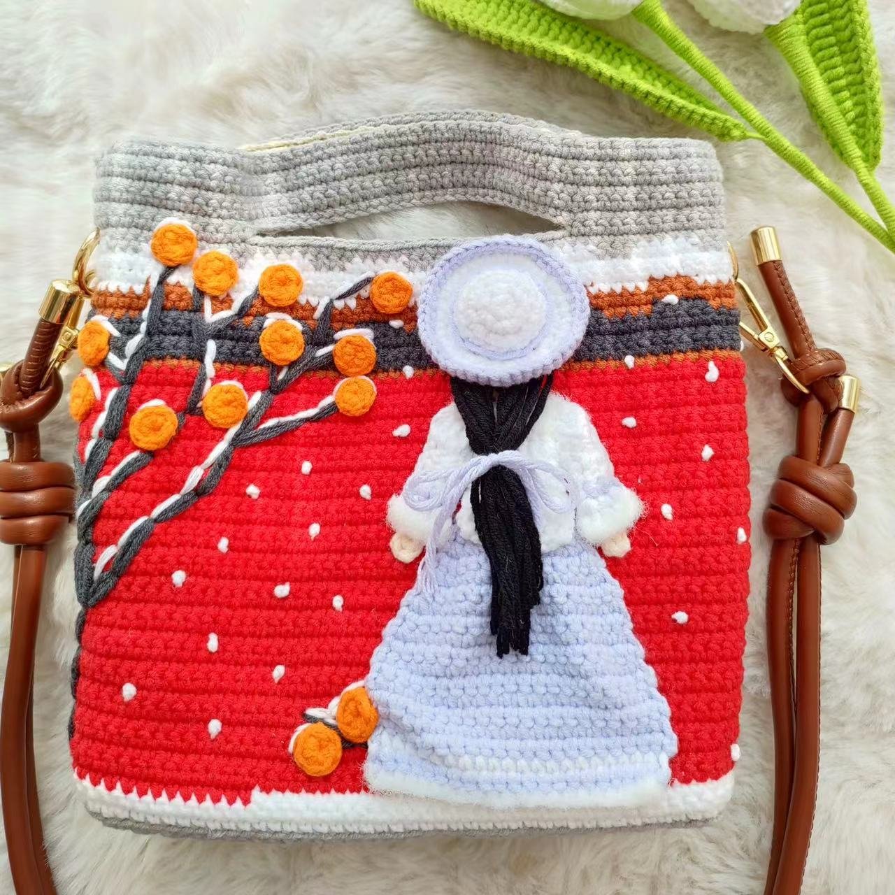 Four Seasons Crochet Bag Collection 🌈 | Spring/Summer/Fall/Winter Landscape Patterns product image (5)