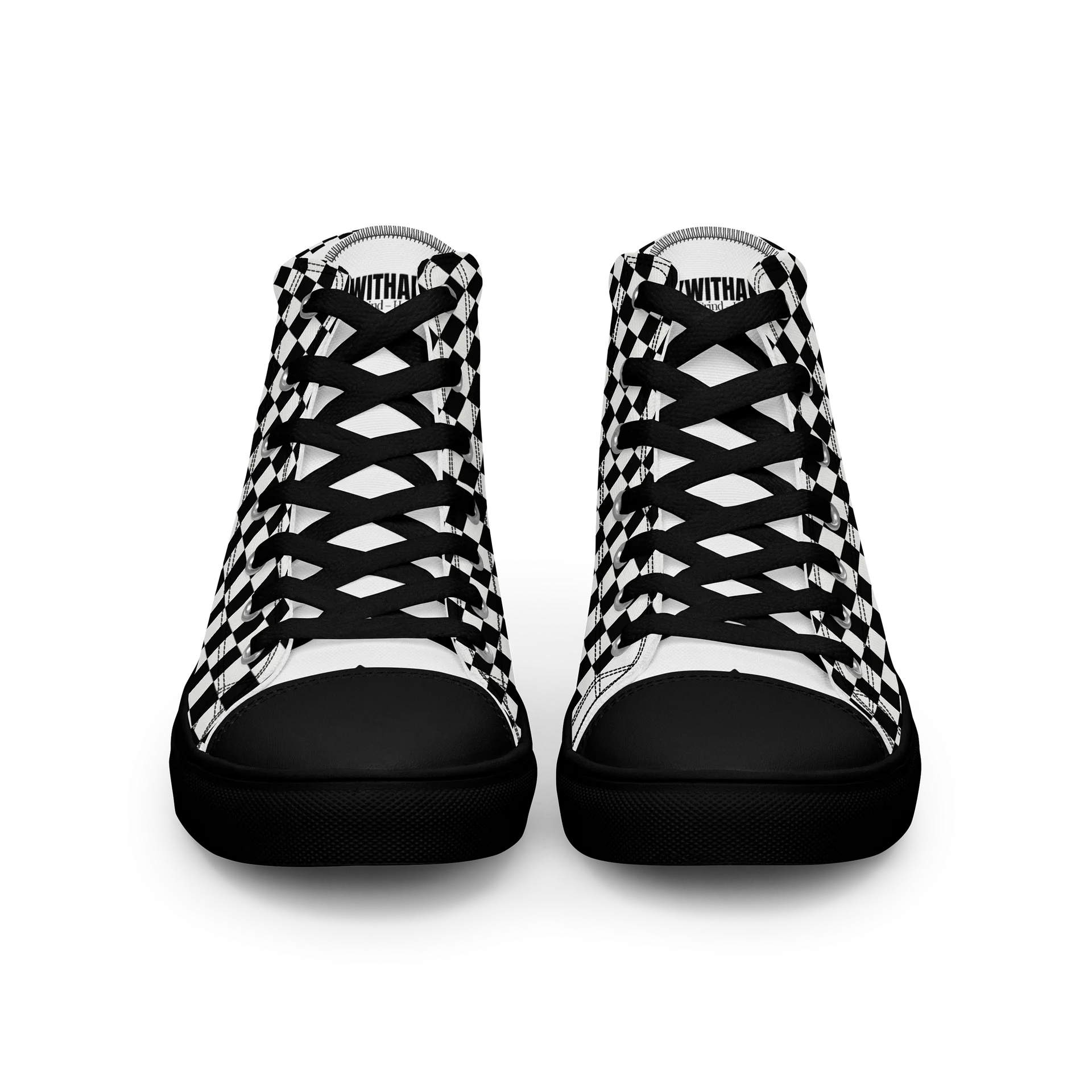 UNF★CKWITHABLE-ISH™ Women's Hand-made Streetwear Shoes Checkered product image (3)