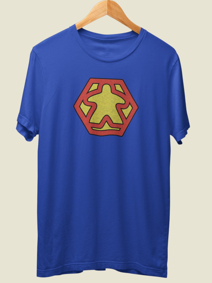 Superhero Meeple Logo T-shirt product image (2)