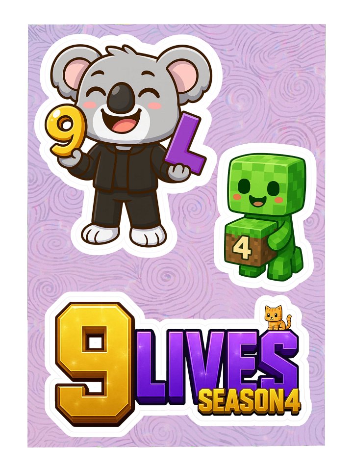 9LS4 Kayoss_Gaming Sticker Sheet product image (1)