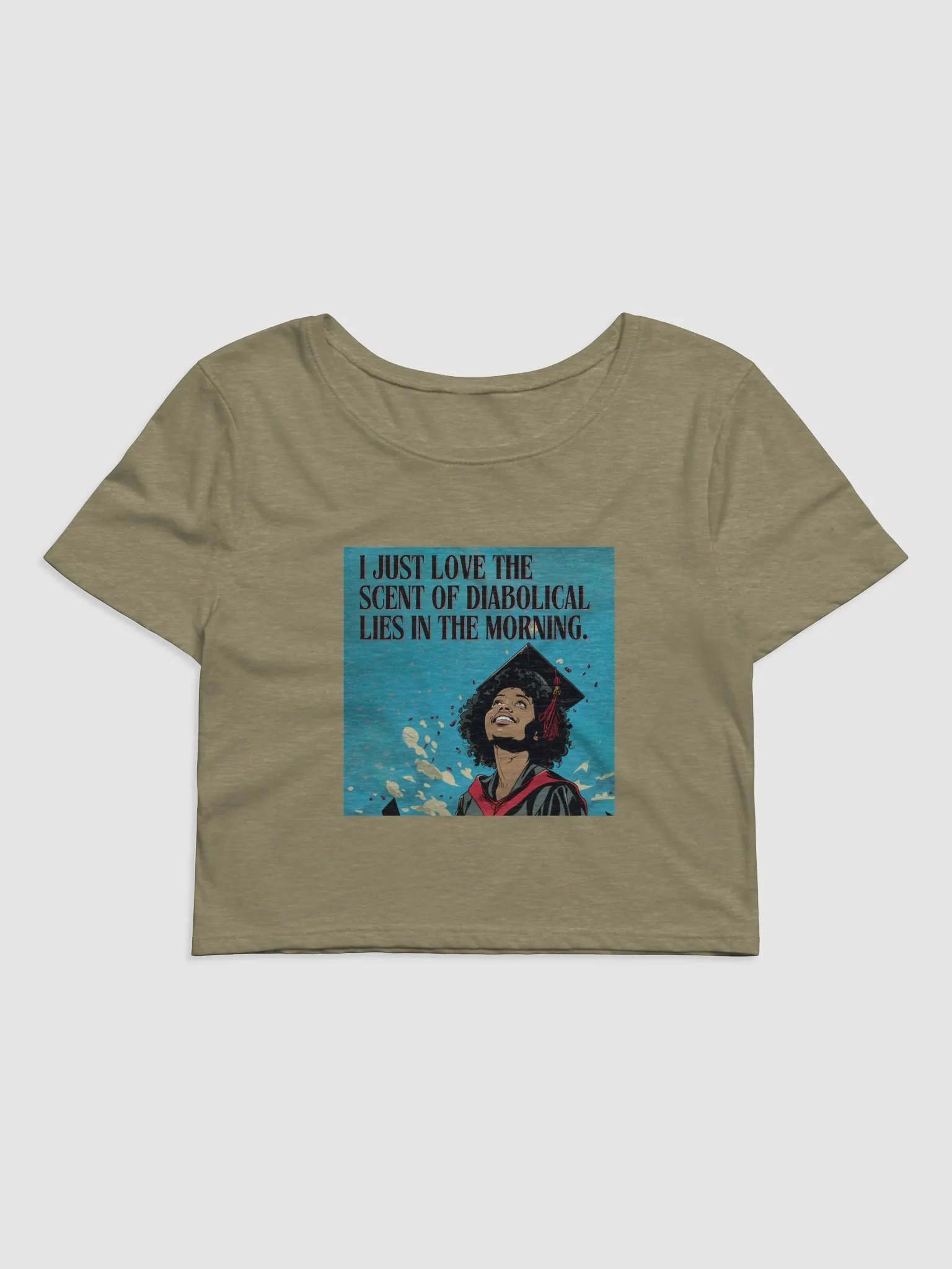 Diabolical Lies Grad 2 Cropped Tee product image (1)
