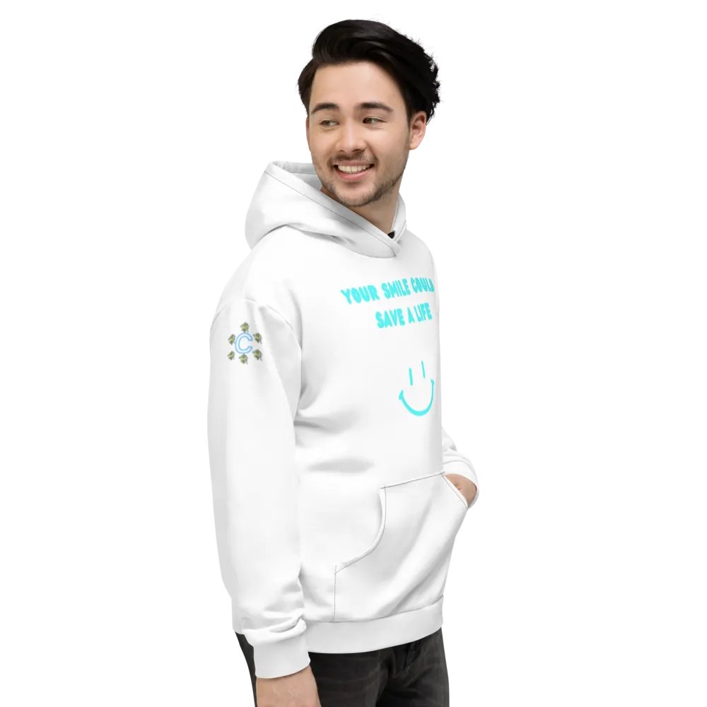 Smile Polyester Hoodie product image (4)