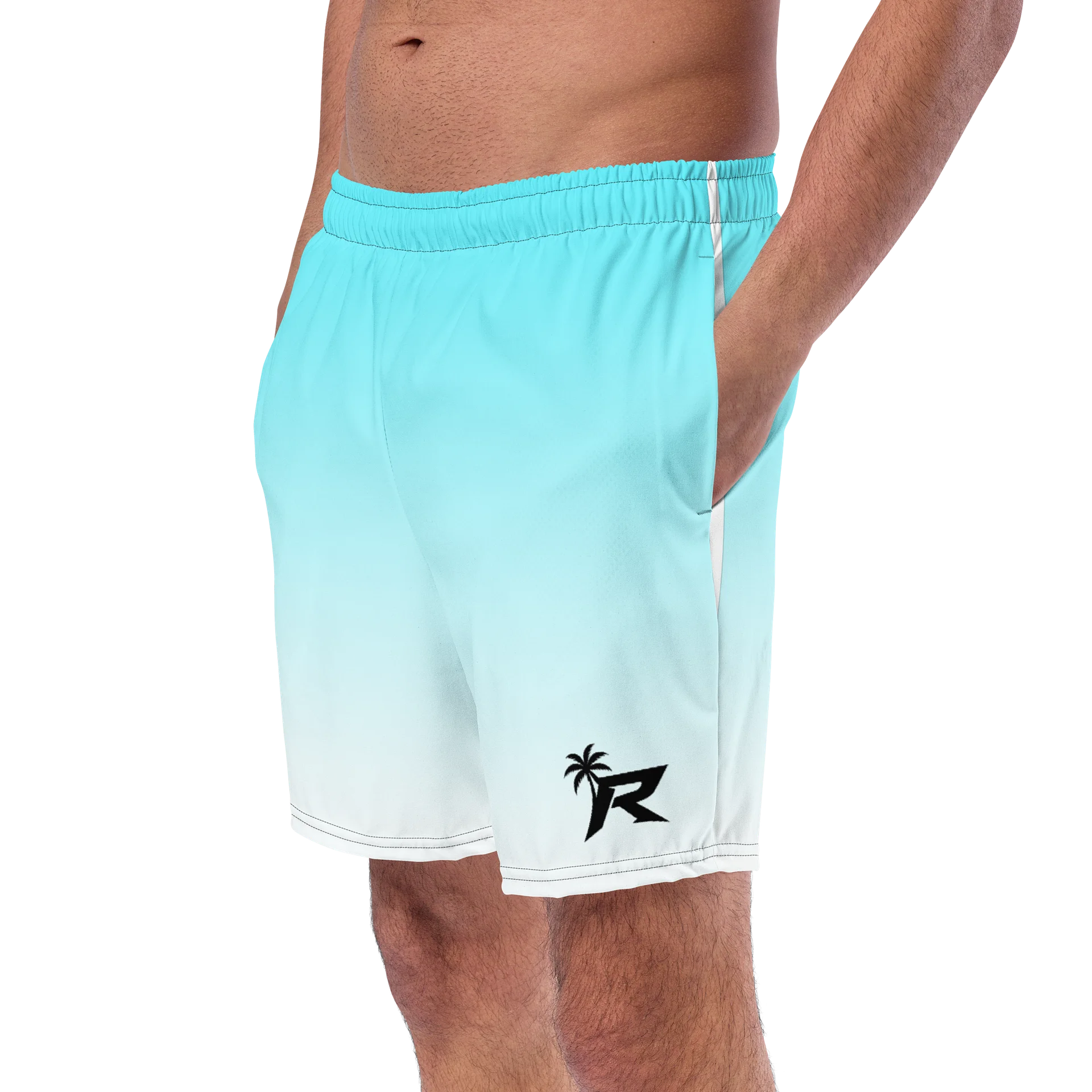 Reign Blue/White Swim Trunks product image (2)
