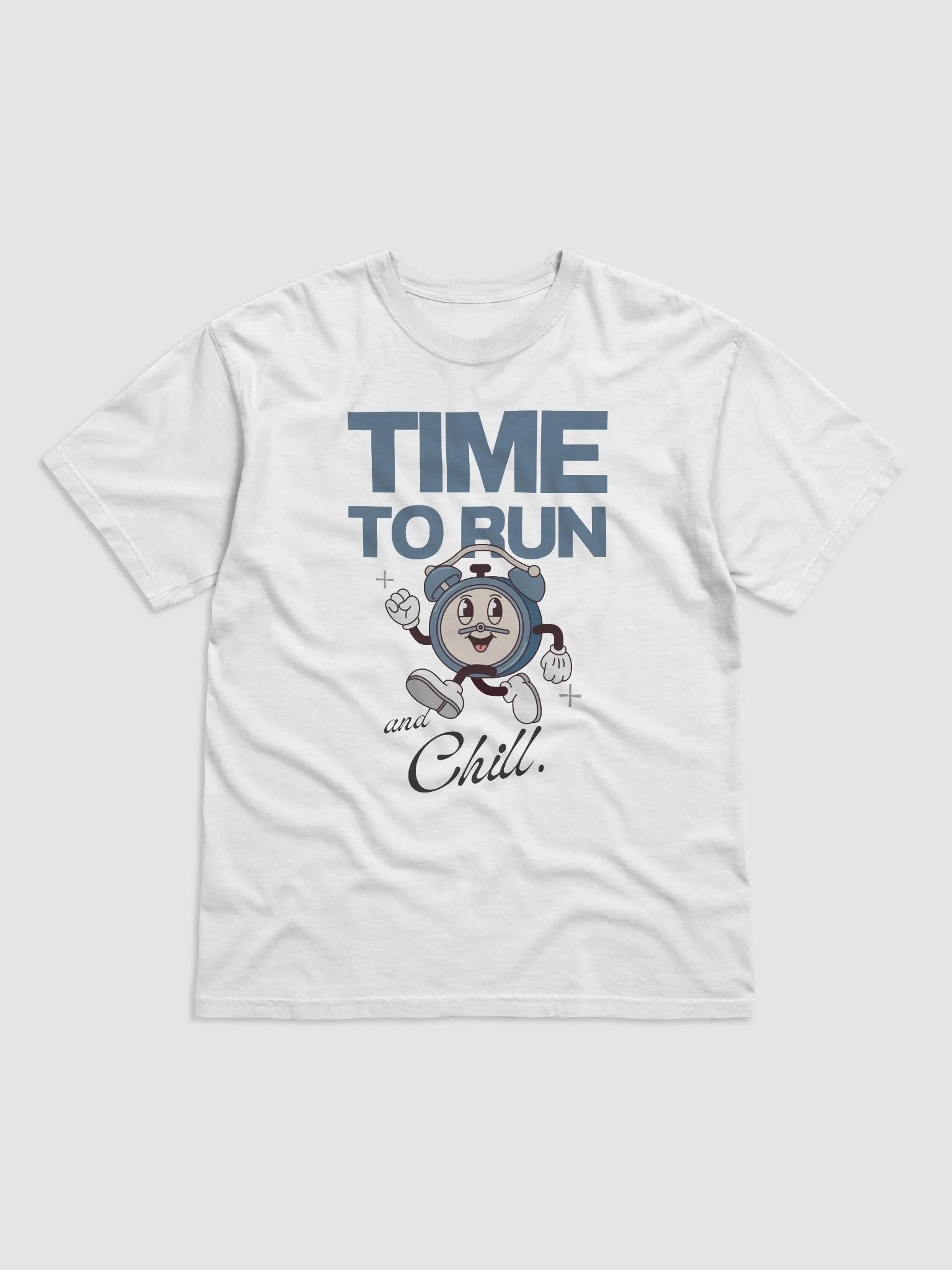 Run O'Clock Cartoon Tee product image (1)