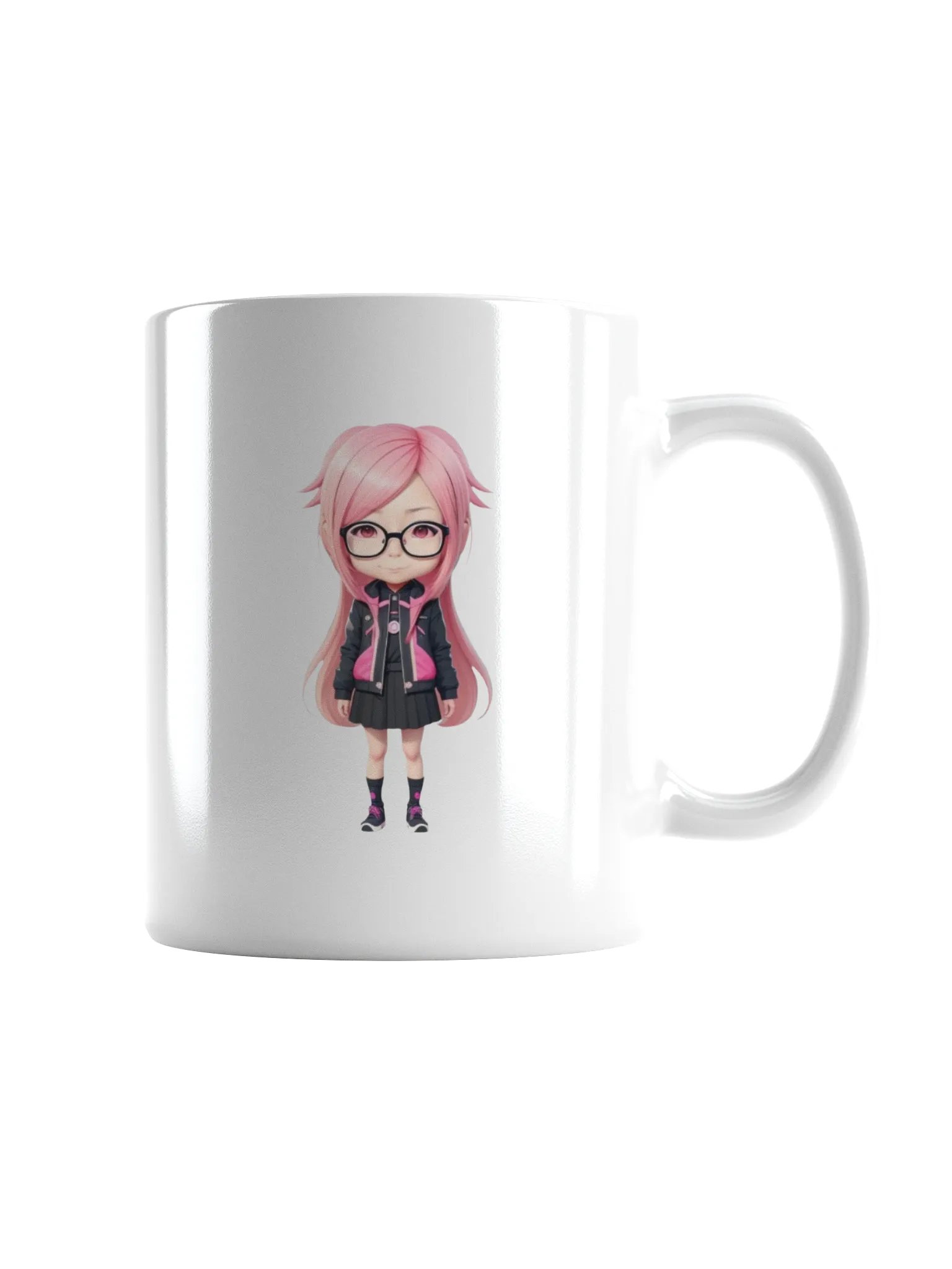 (PINK CHIBI) K White Mug product image (1)