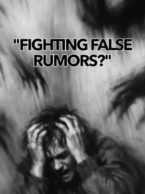 Don't waste energy fighting a shadow. Focus on your posture. People will twist your words and distort your image. Let them. 