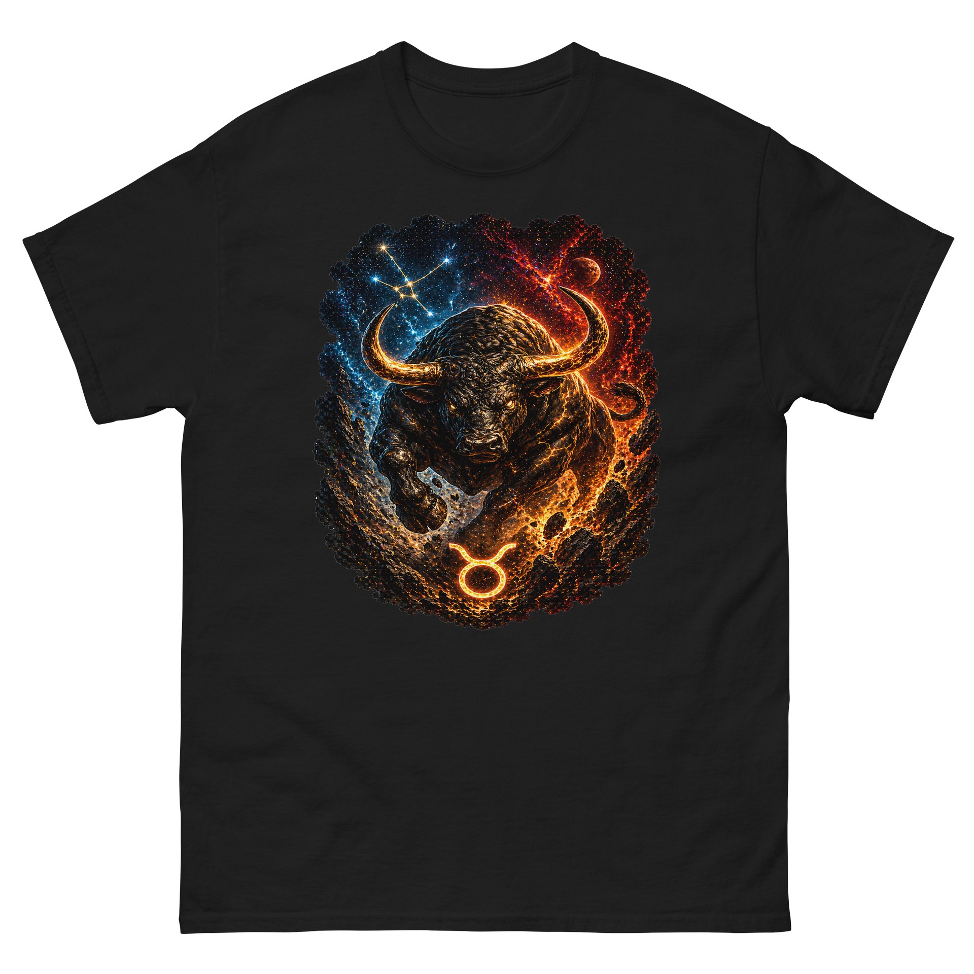 Heart of the Emerald Flame — Taurus Zodiac Tee product image (2)