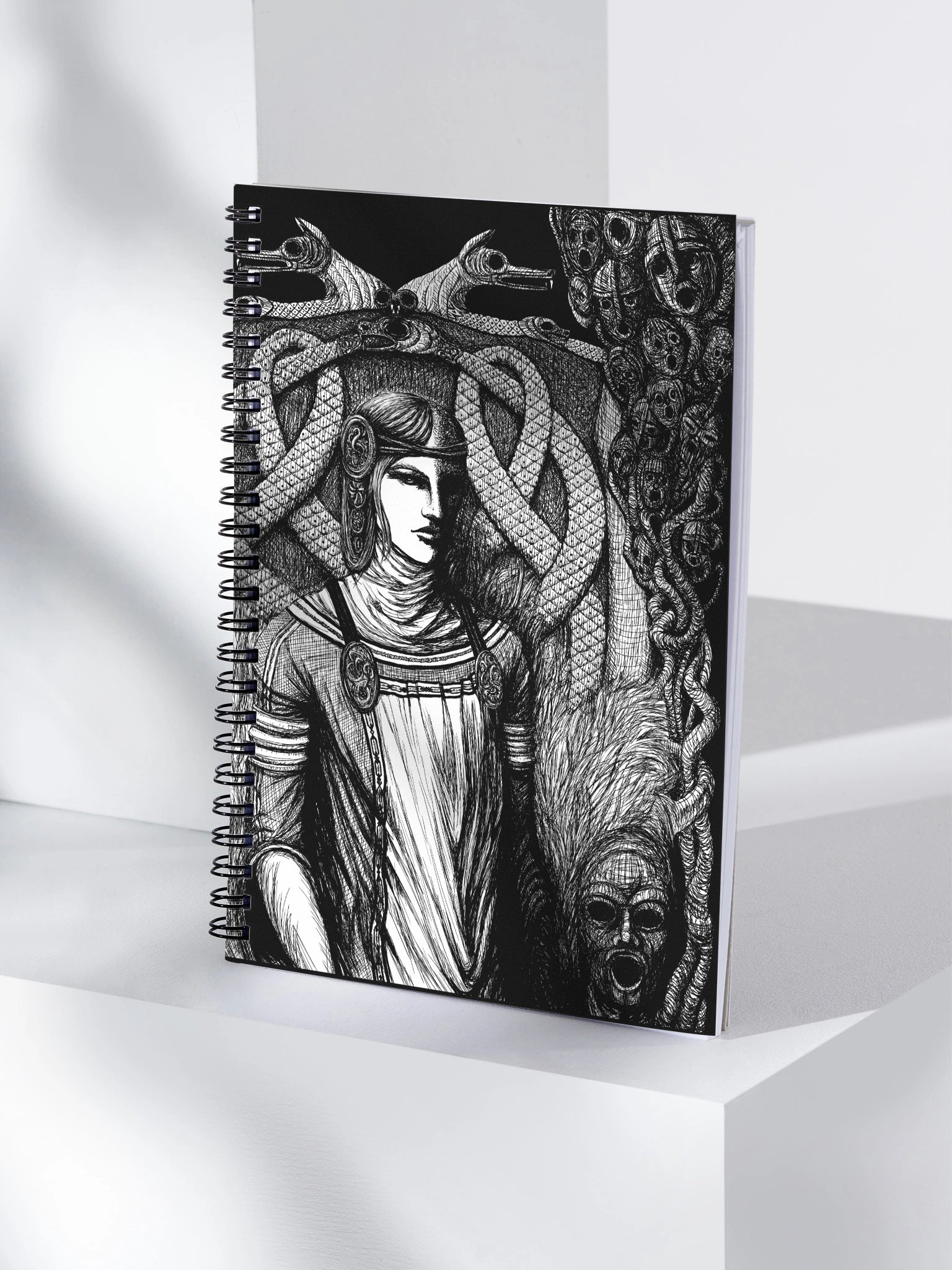 Hel Spiral Notebook · Print on both covers product image (1)