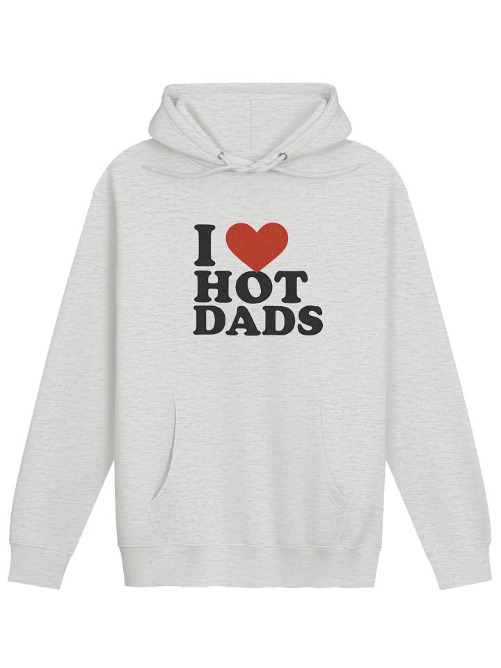 I ♥ HOT DADS Lane Seven Hoodie product image (2)