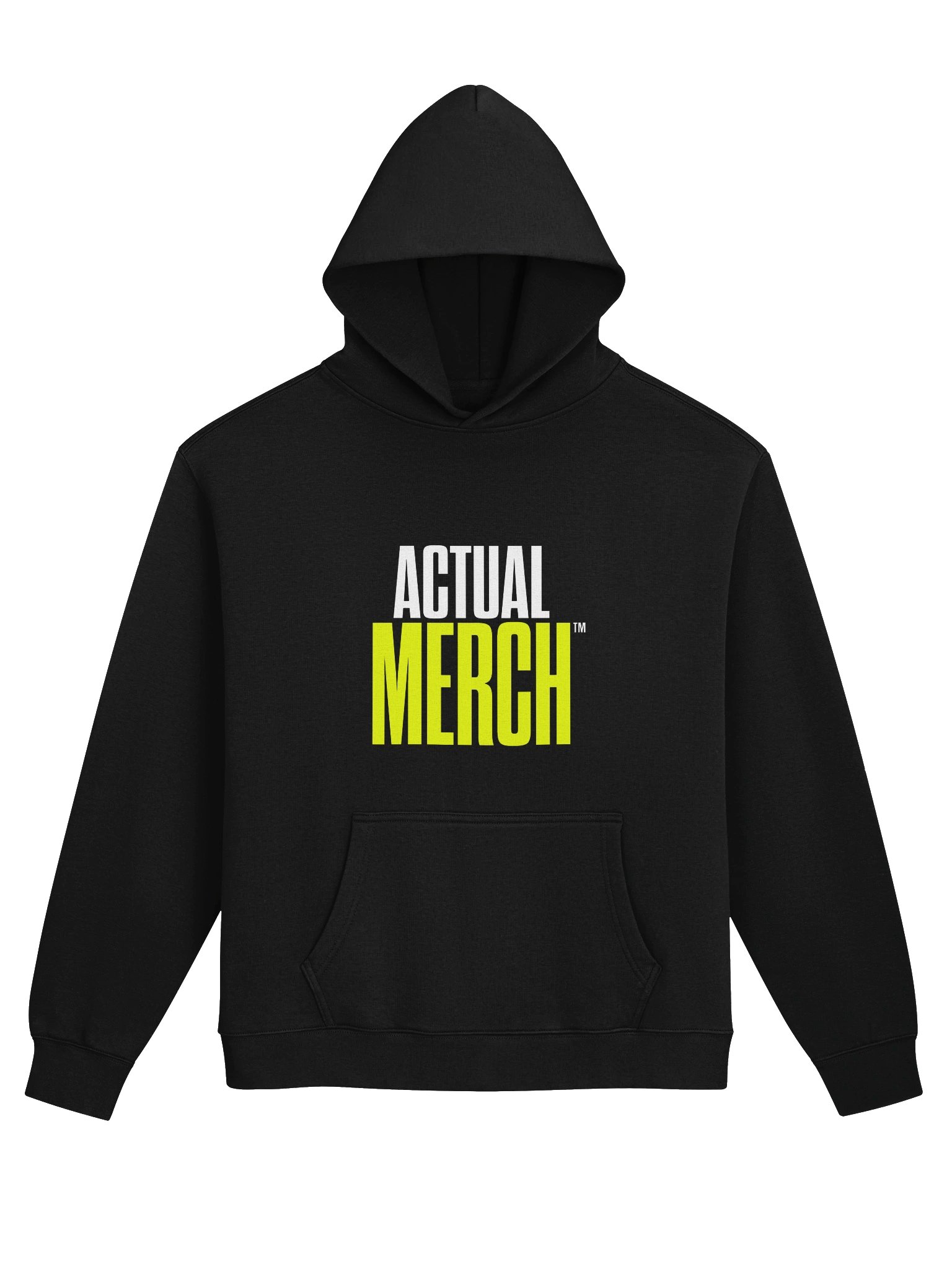 Actual Merch Premium Relaxed Fit Hoody (Fluo Yellow) product image (1)
