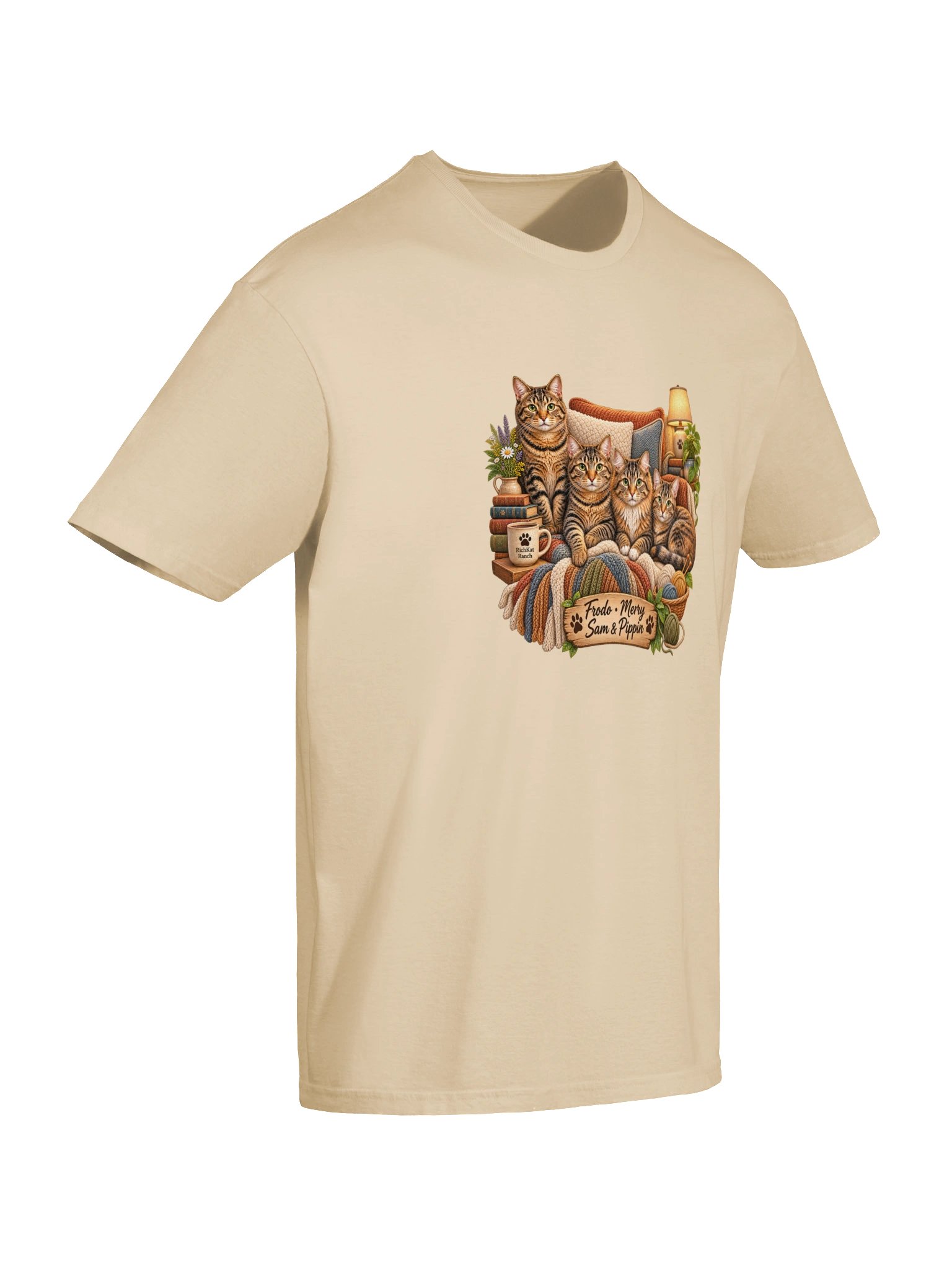 Frodo, Merry, Sam & Pippin Cozy Cats T-Shirt product image (66)