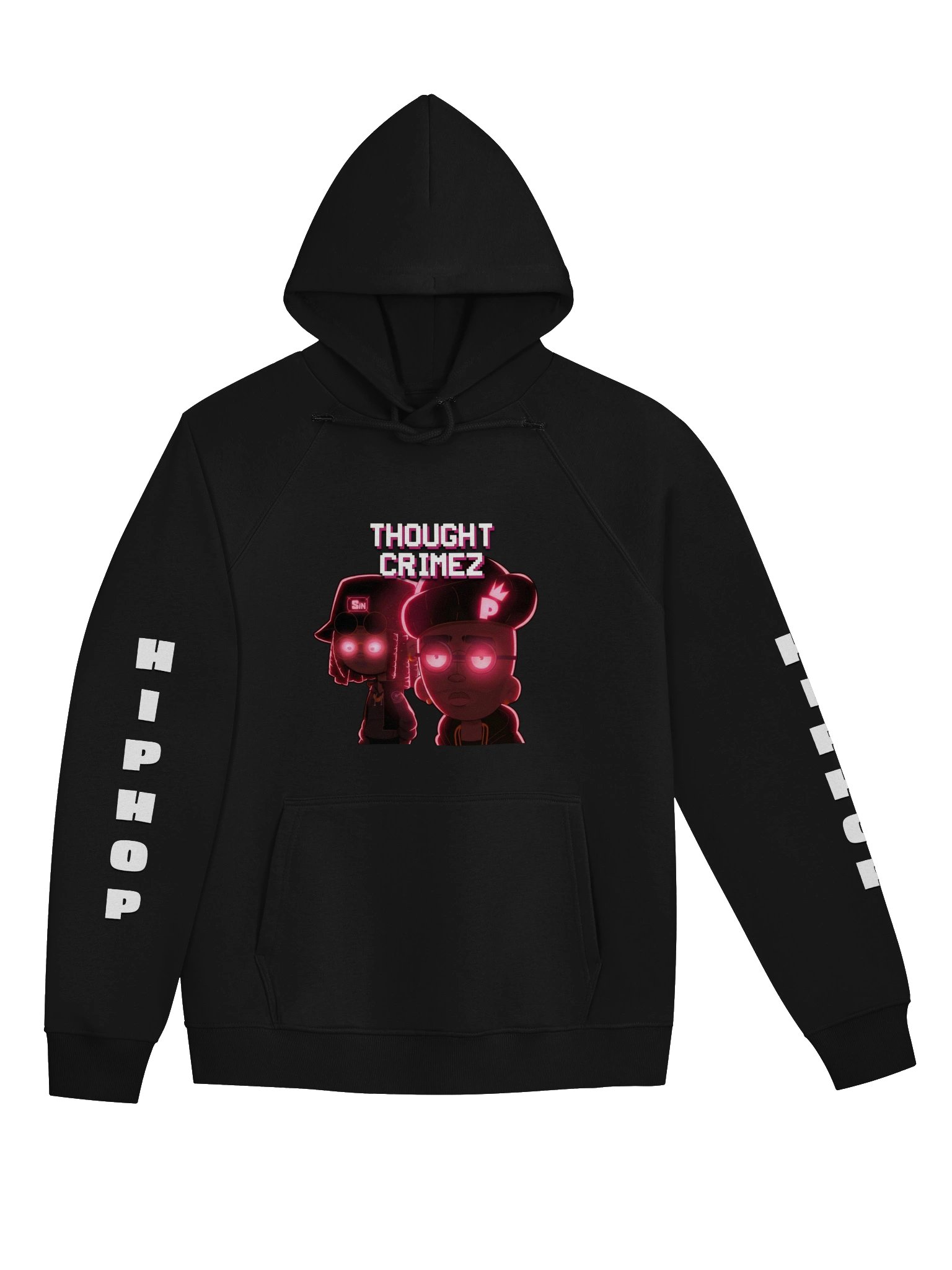 DARK Crimez Neon Glow Eco Hoodie product image (7)
