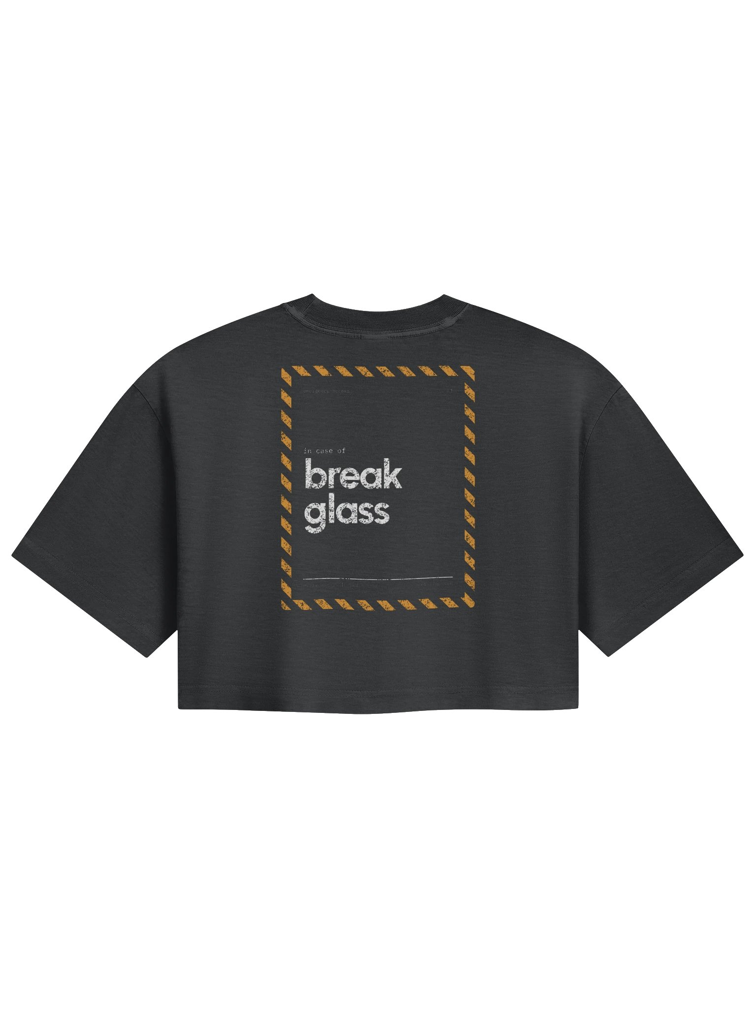 Break glass cropped tee product image (2)