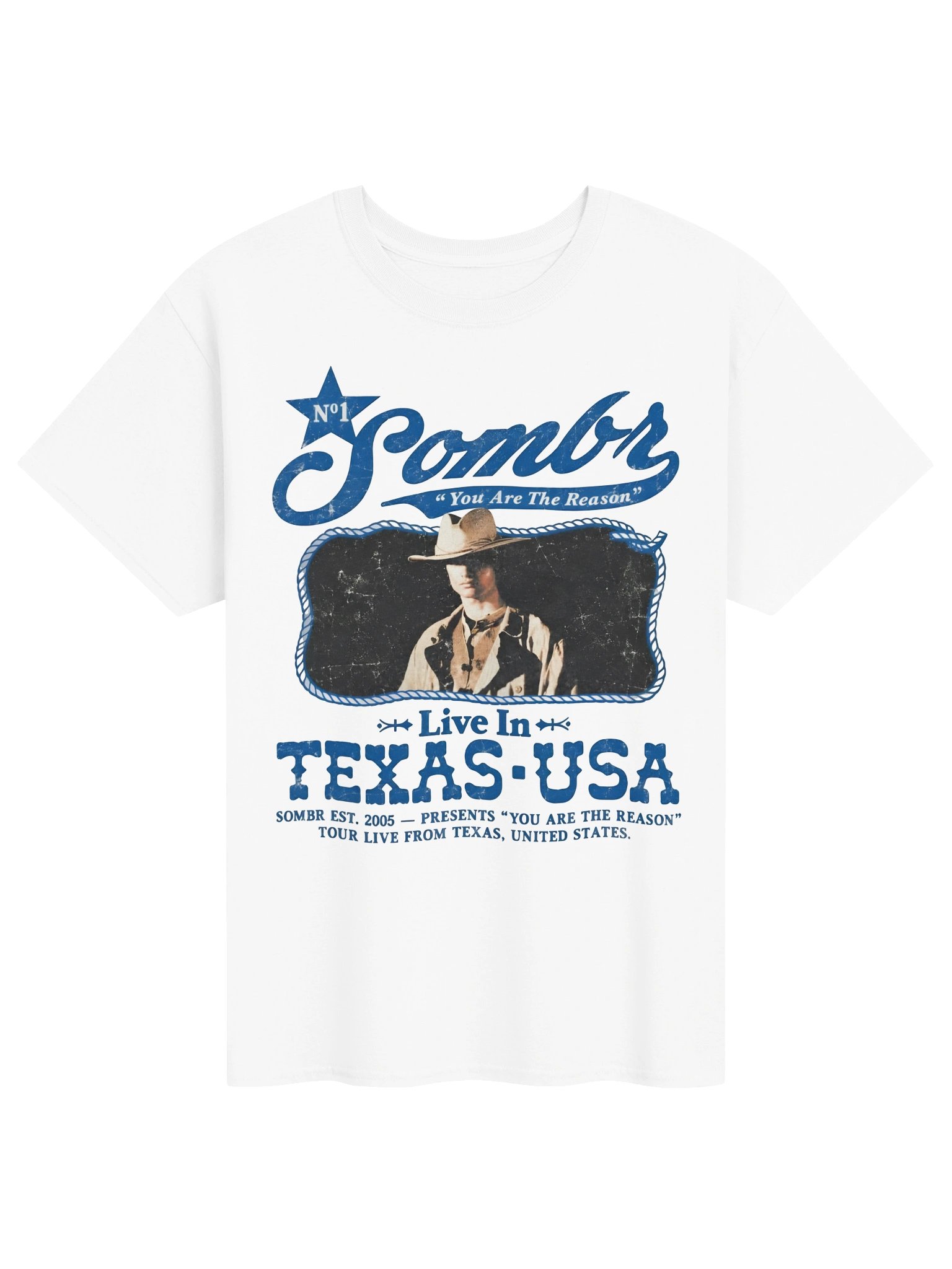 Sombr Texas 2026 You Are The Reason Tour Live in Houston Dallas Austin T-Shirt product image (1)