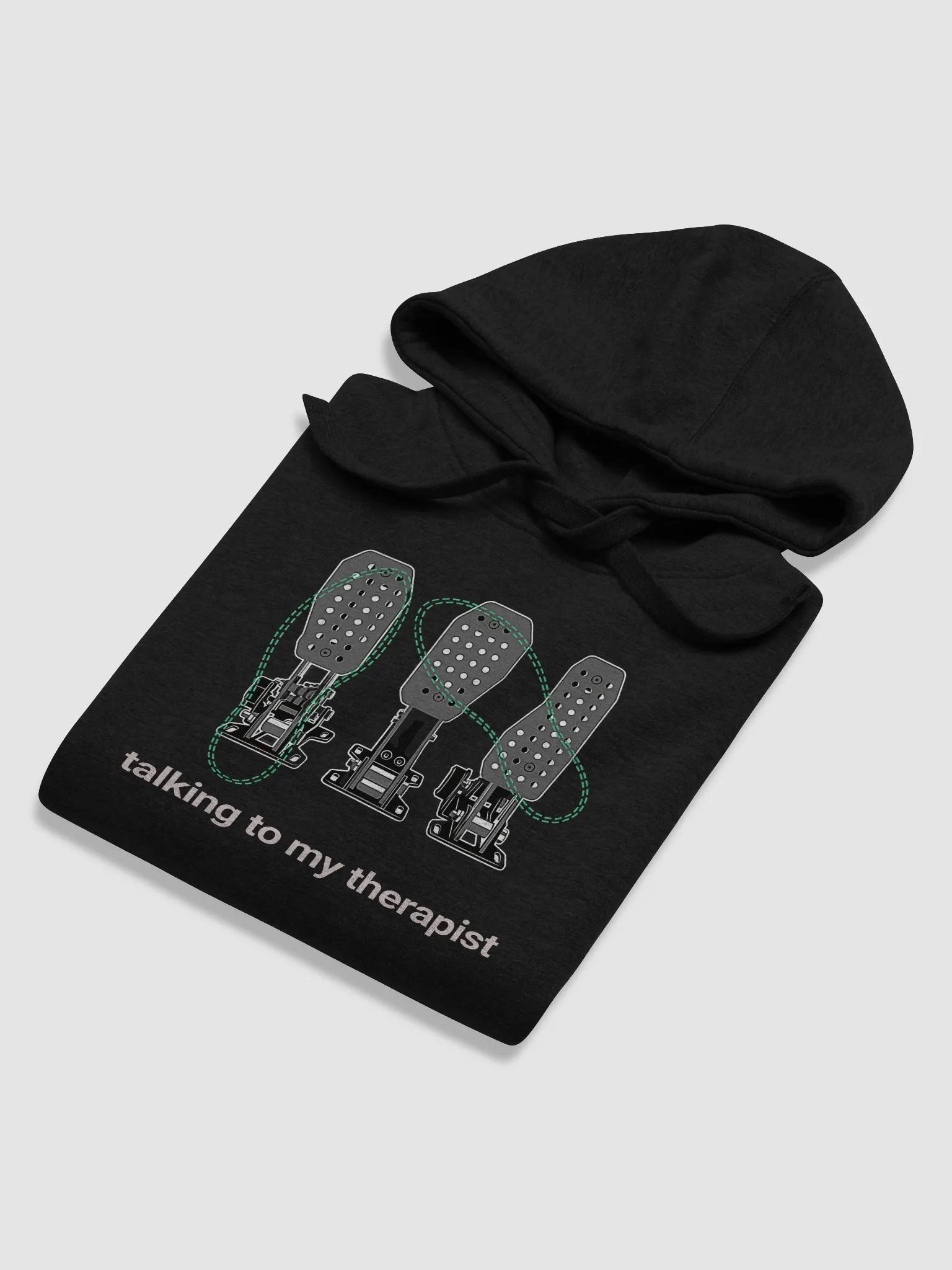 talking to my therapist hoodie - 65% soft cotton product image (6)