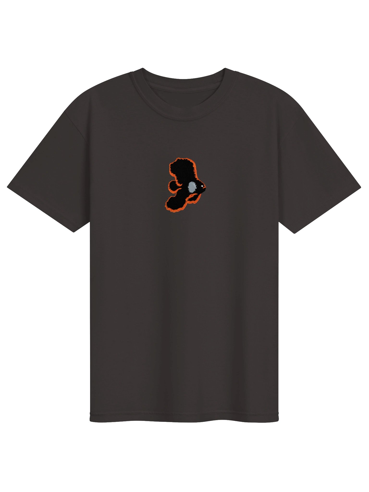 Juvenile Black Batfish Embroidered Shirt | Juvenile Platax pinnatus Reef Fish Tee | Saltwater Aquarium Apparel product image (9)