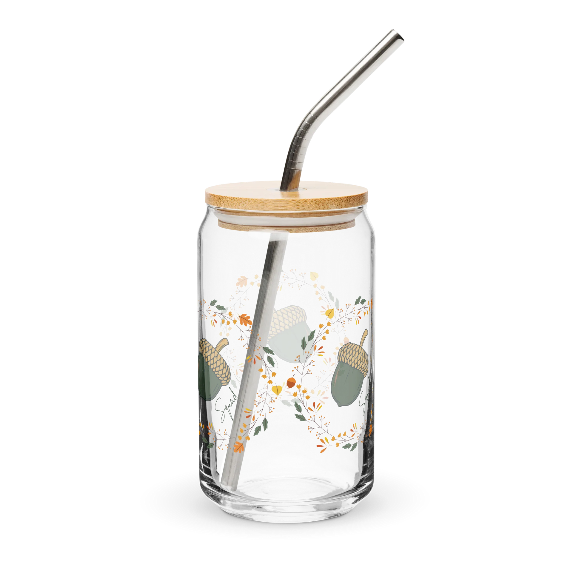 Squad Glass with Lid & Straw product image (2)