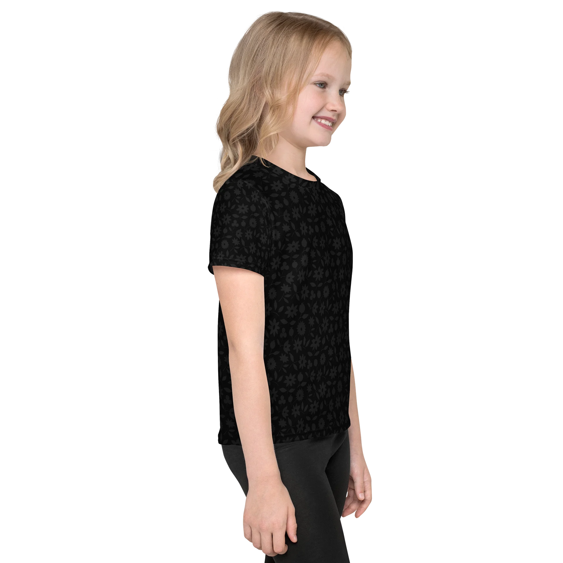 Midnight Floral Kids Tee product image (4)