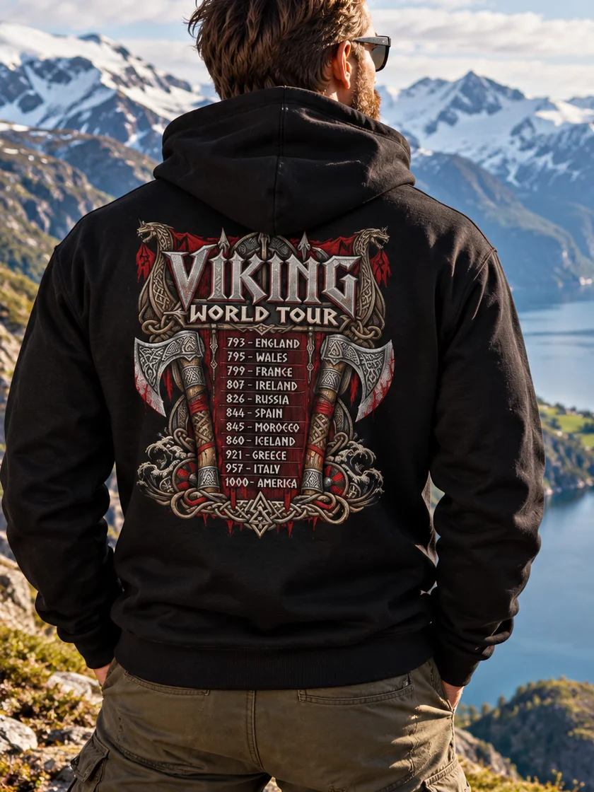 Viking World Tour Zip Hoodie product image (47)