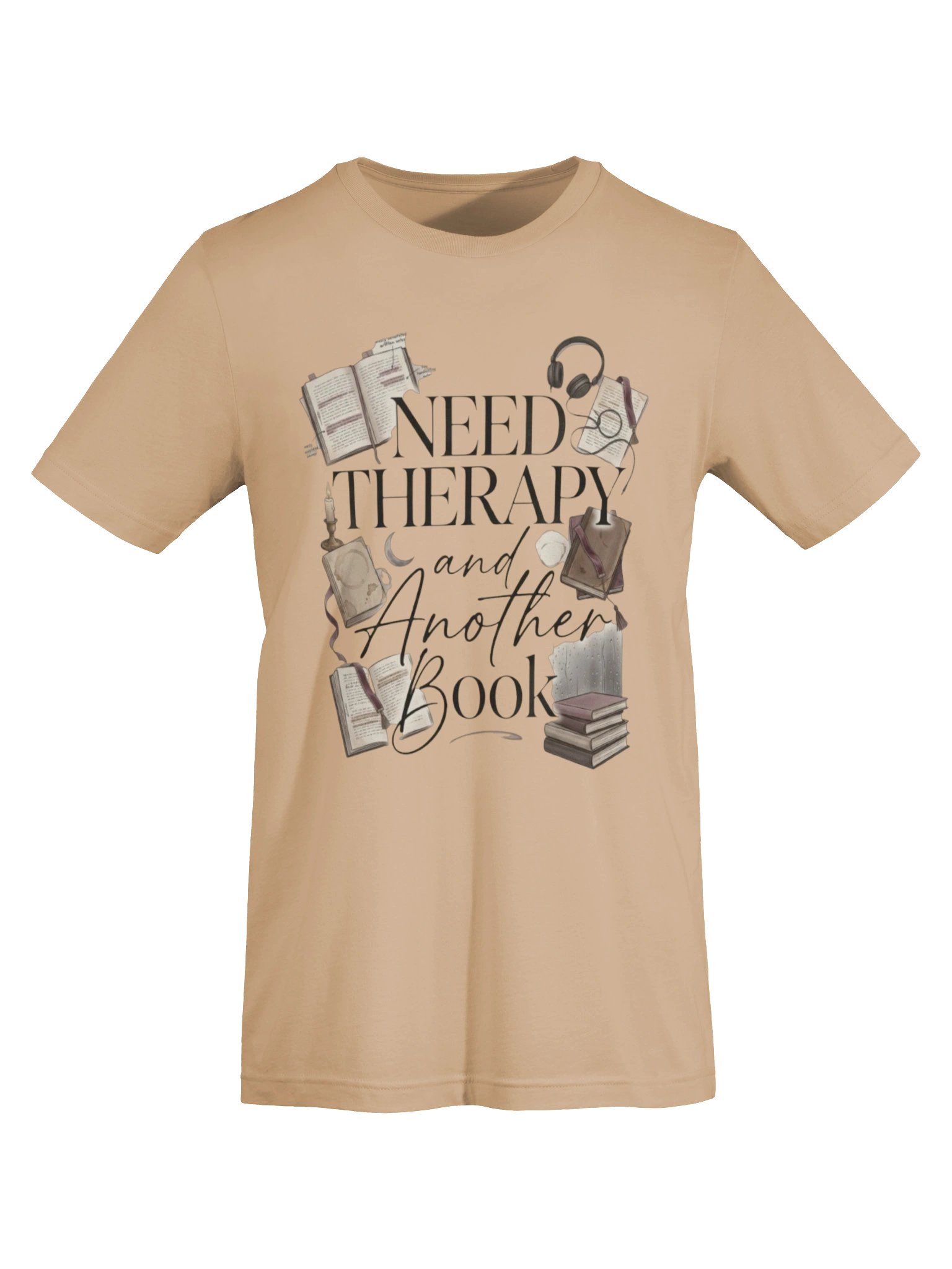 Need Therapy and Another Book Funny Reader T-Shirt for Book Lovers product image (5)