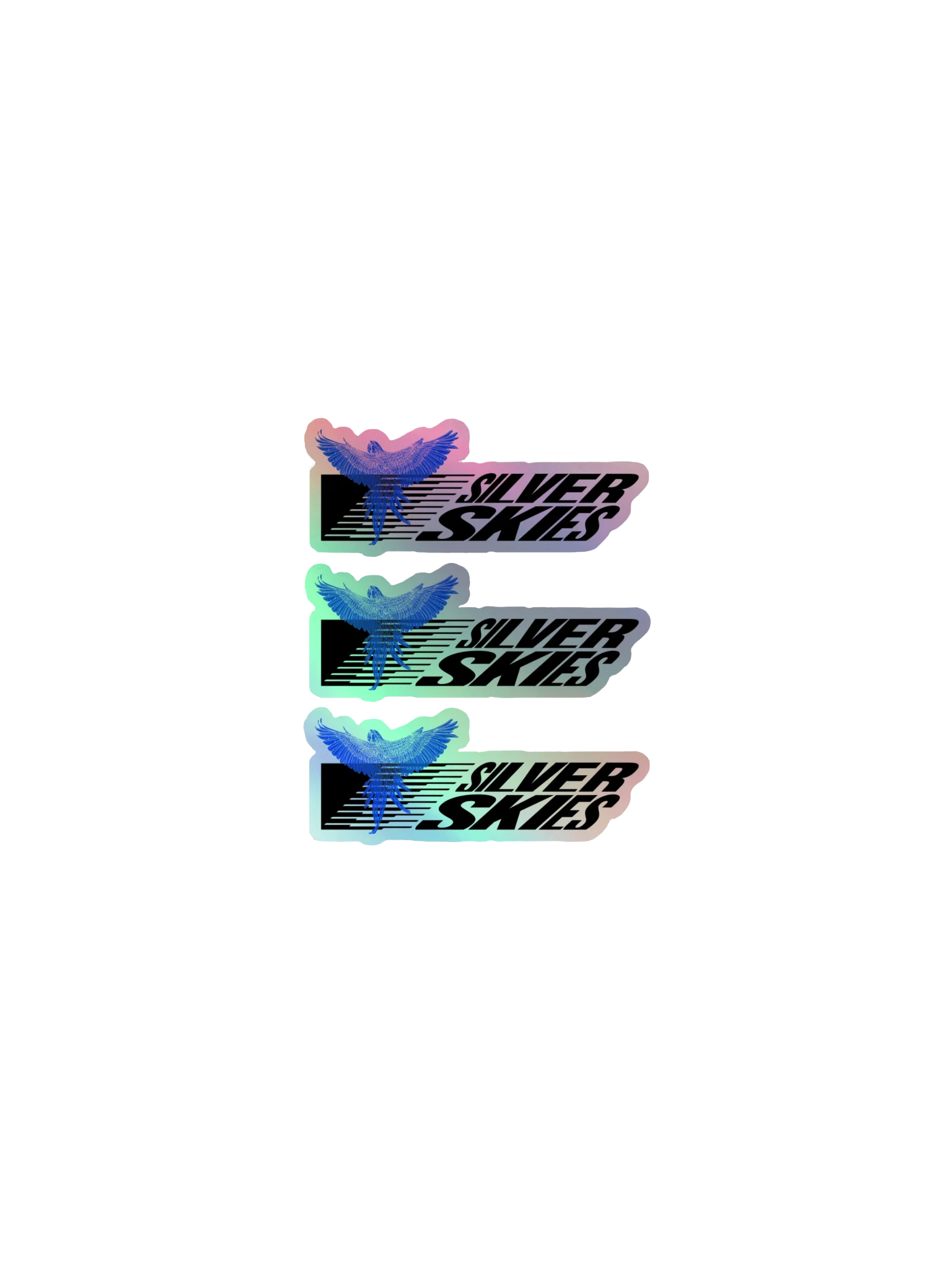 Silver Skies Anniversary Holographic Stickers product image (3)