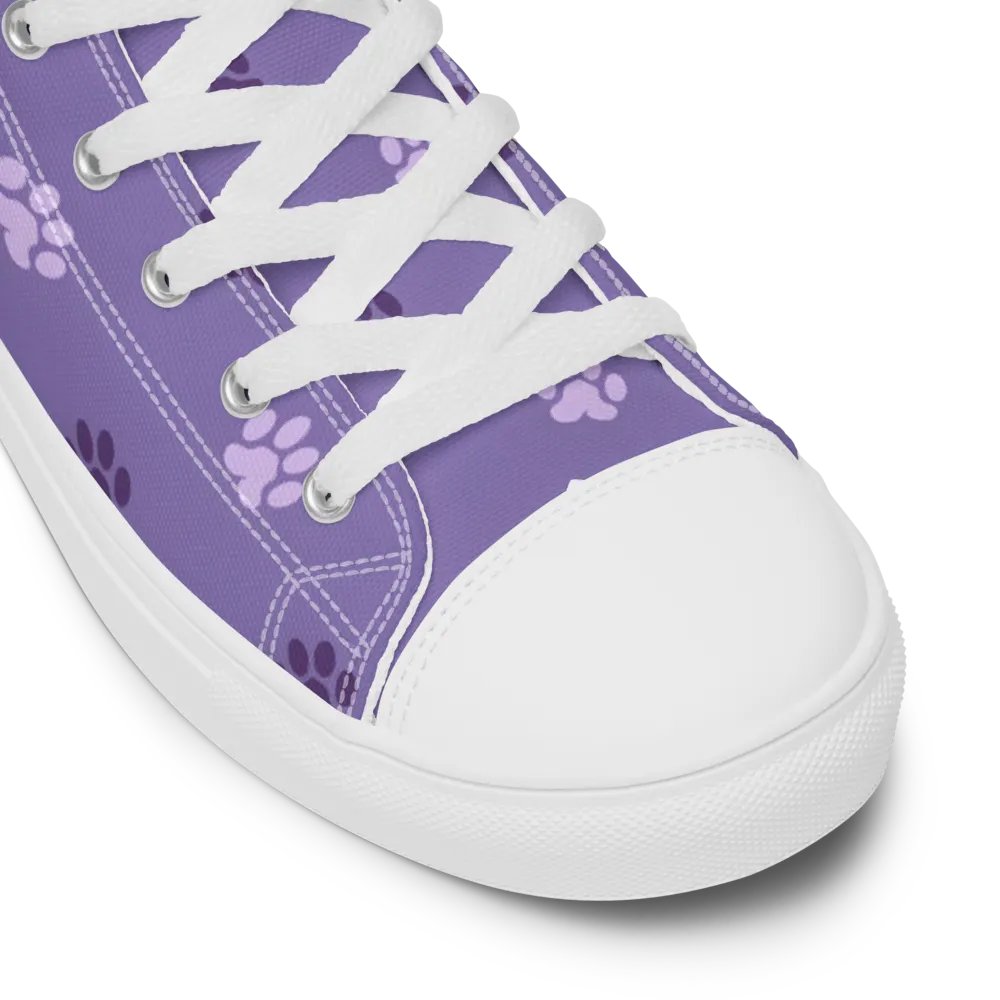 Women's Paw Print High Top Shoes product image (10)