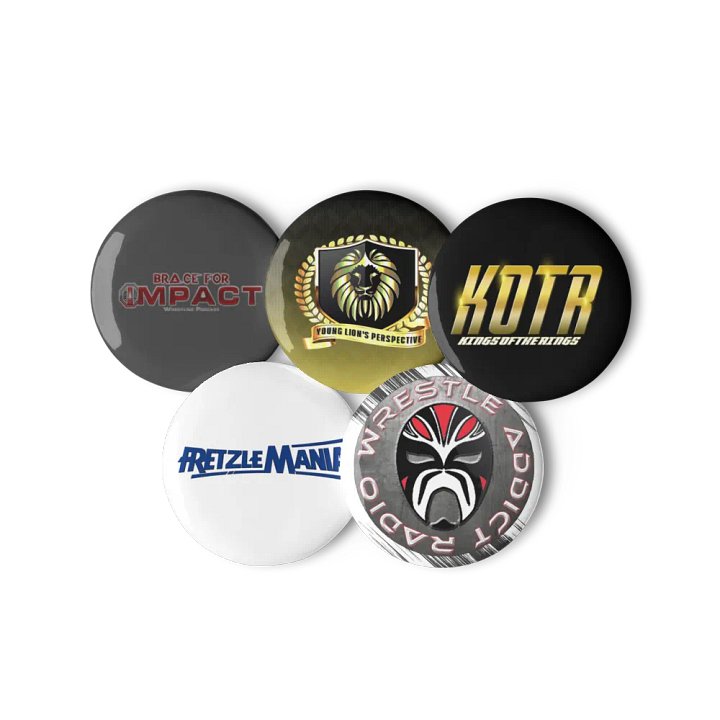 Wrestle Addict Radio Buttons product image (3)