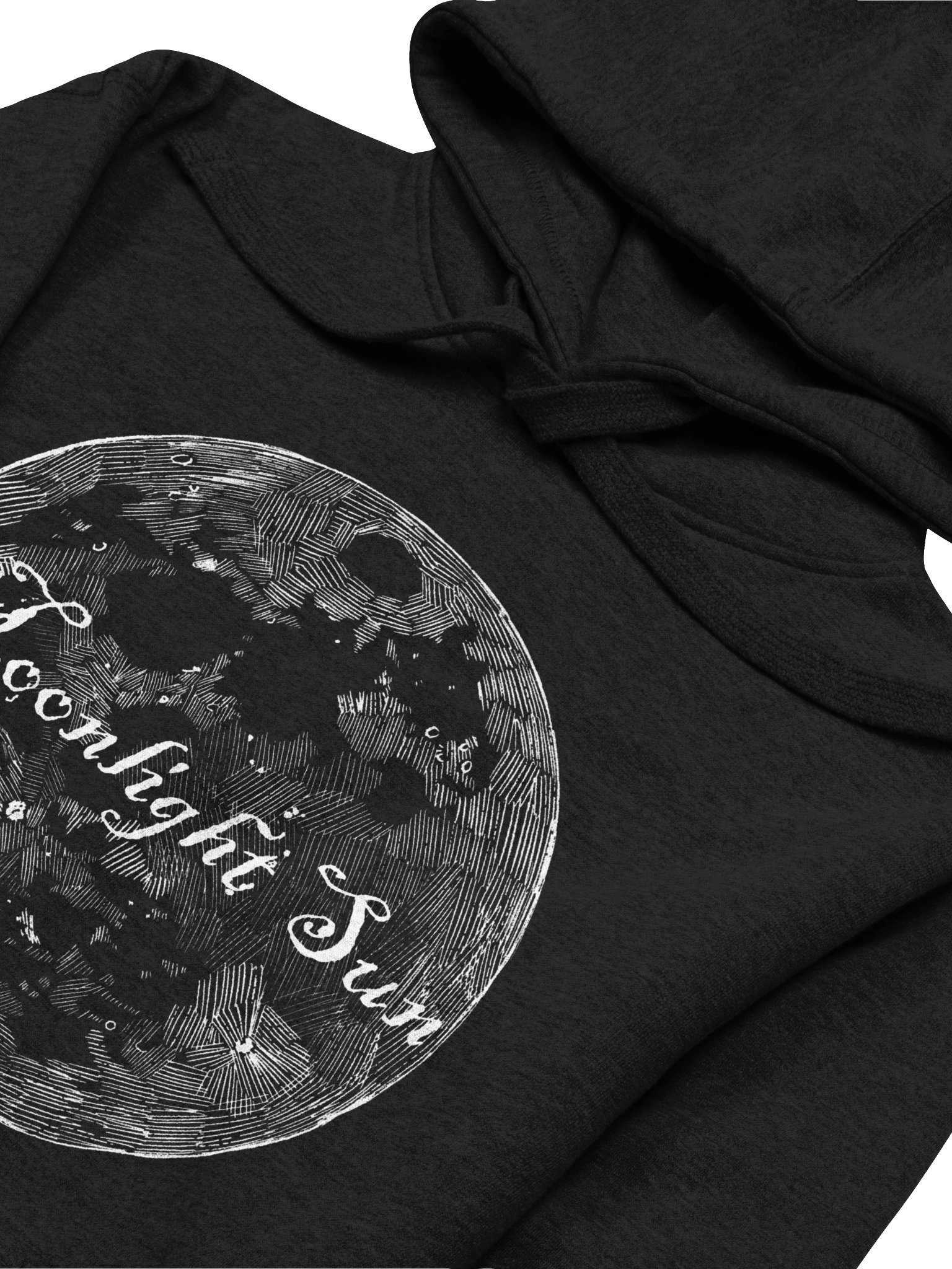 Moonlight Sun Black Hoodie product image (3)