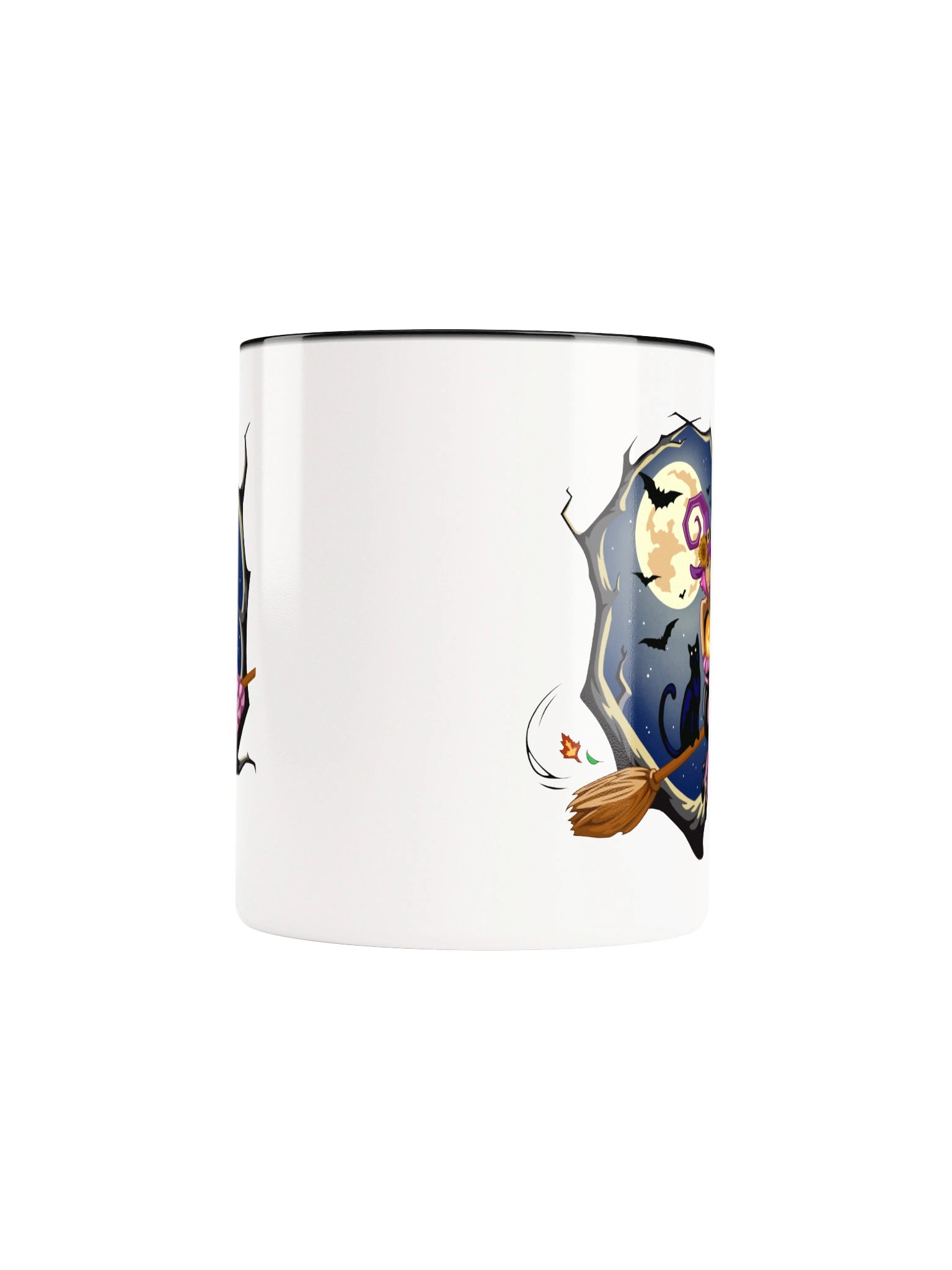 Whimsical Sunflower Witch Ceramic Mug – Cute Cartoon Halloween Coffee Cup product image (9)