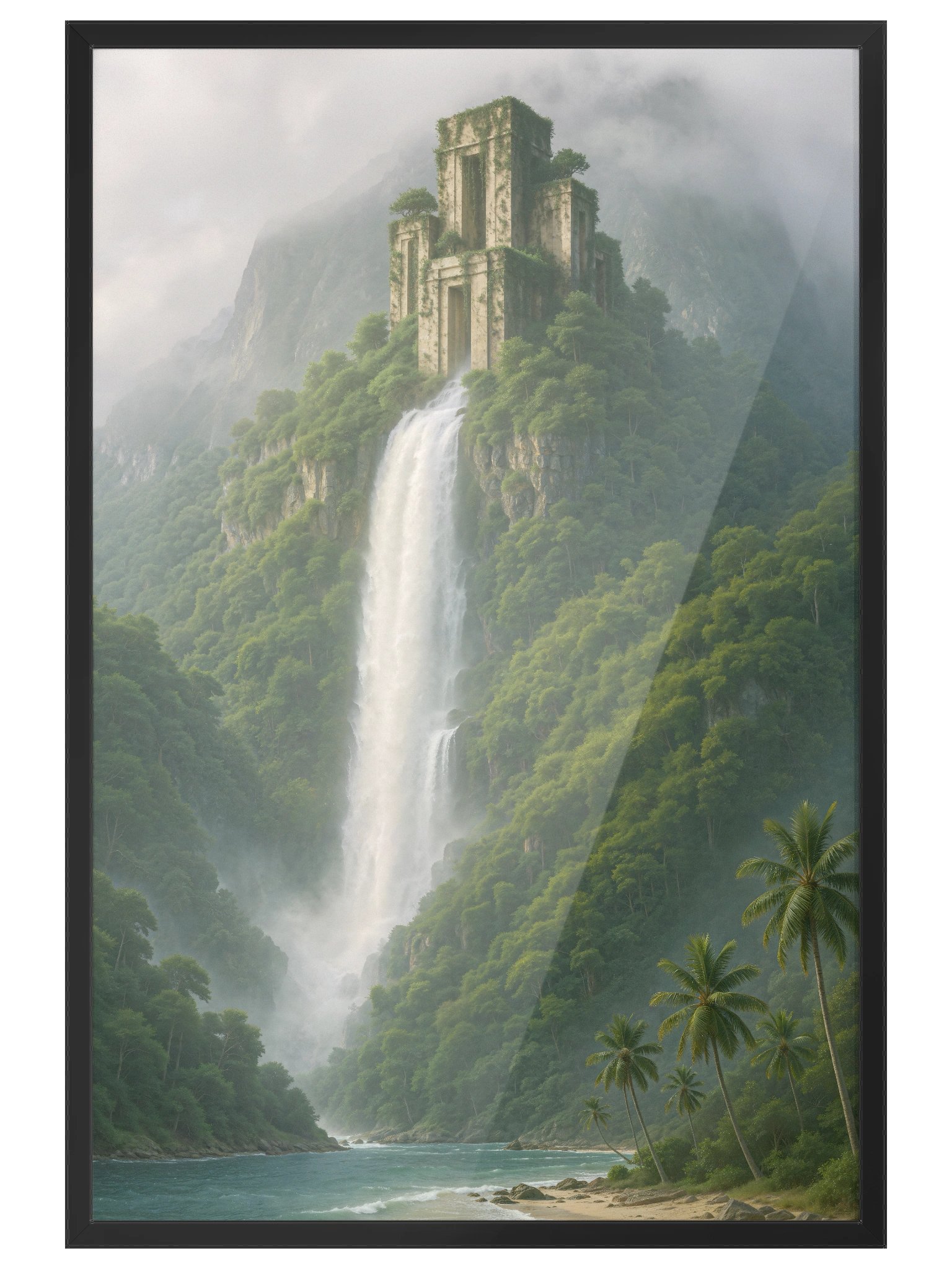Tidefall Monolith – Framed Poster product image (5)