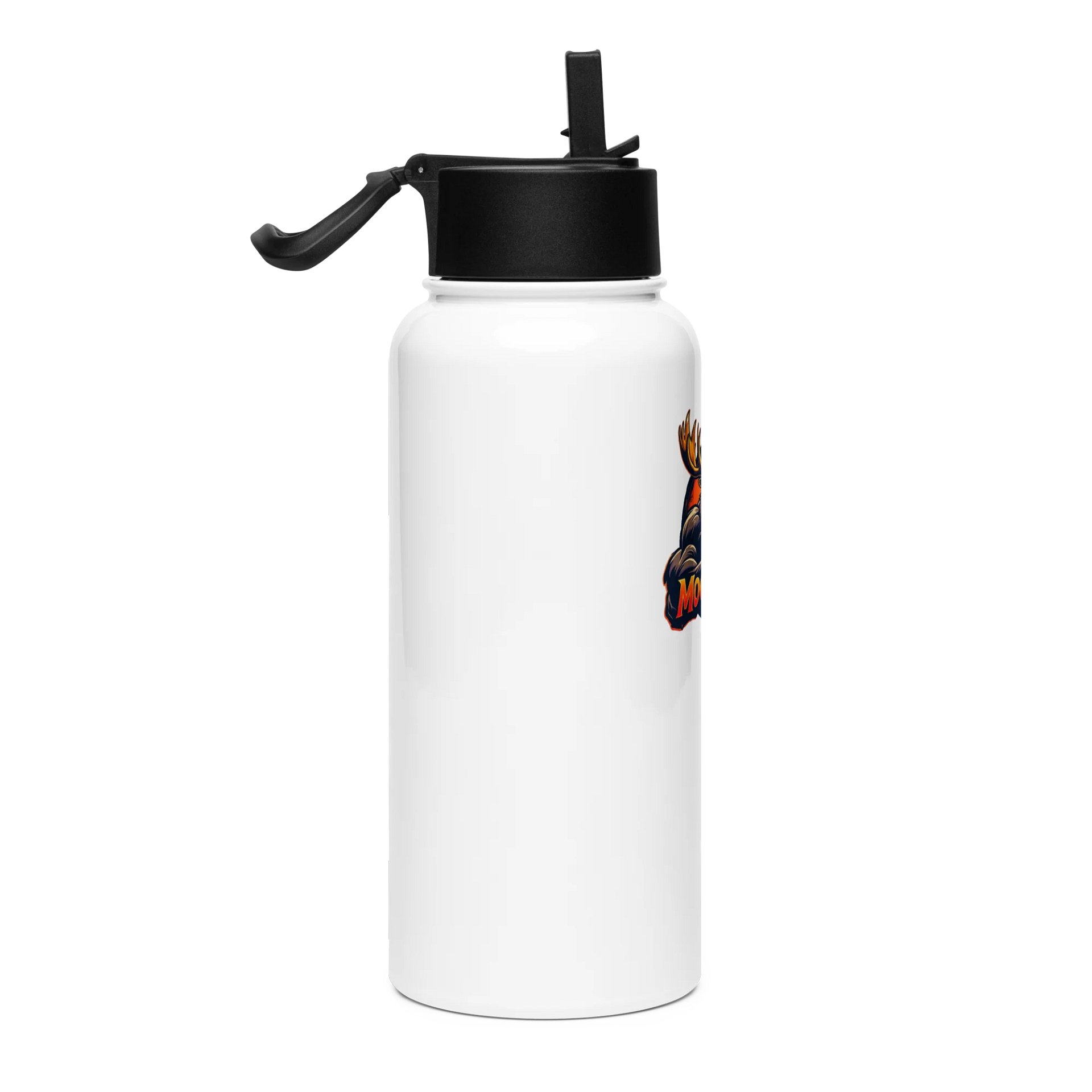 MooseFit Logo Water Bottle With Straw product image (4)