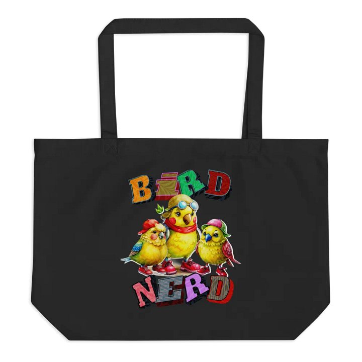 Bird Nerd Yellow Budgie Eco Tote product image (1)