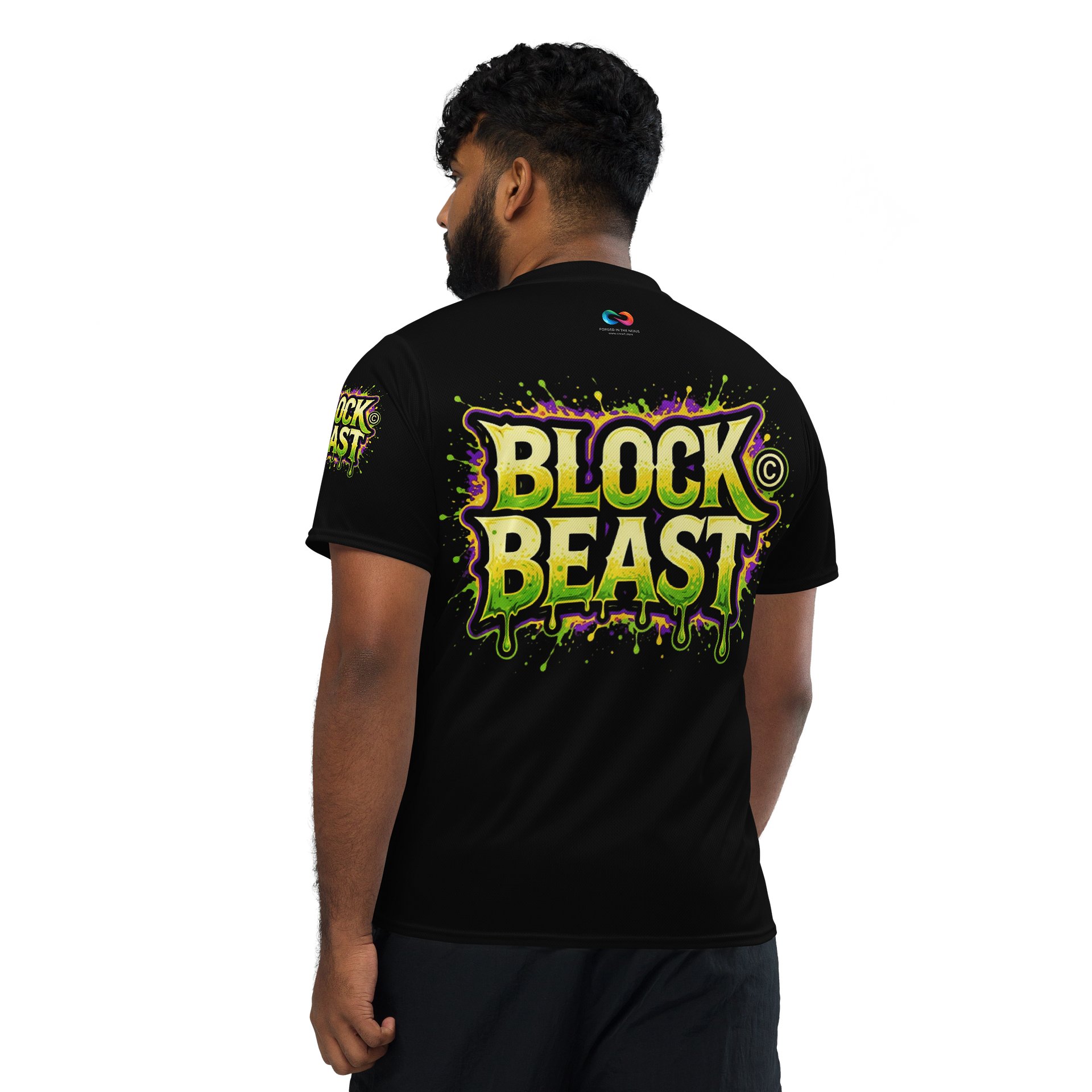 LIMITED EDITION - CNX Core All-over print Unisex Tee — Block Beast 001 product image (5)