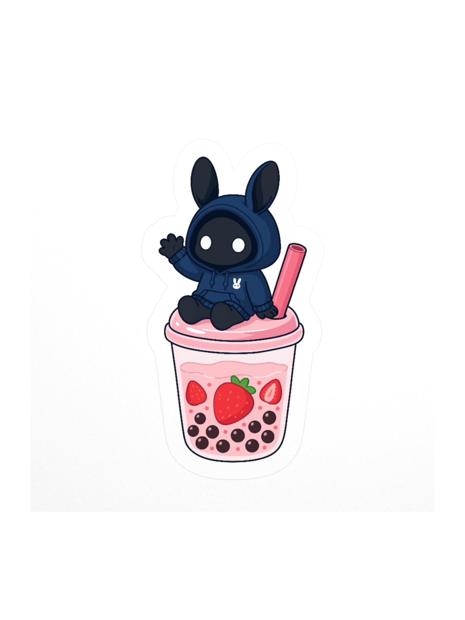 Poochoki Strawberry Boba Sticker product image (1)