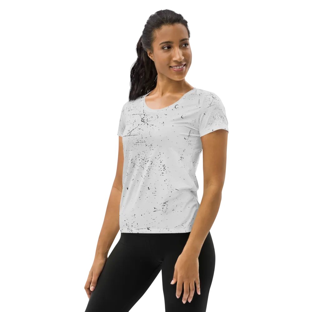 Customizable Distressed Texture Women's Sports Tee product image (3)